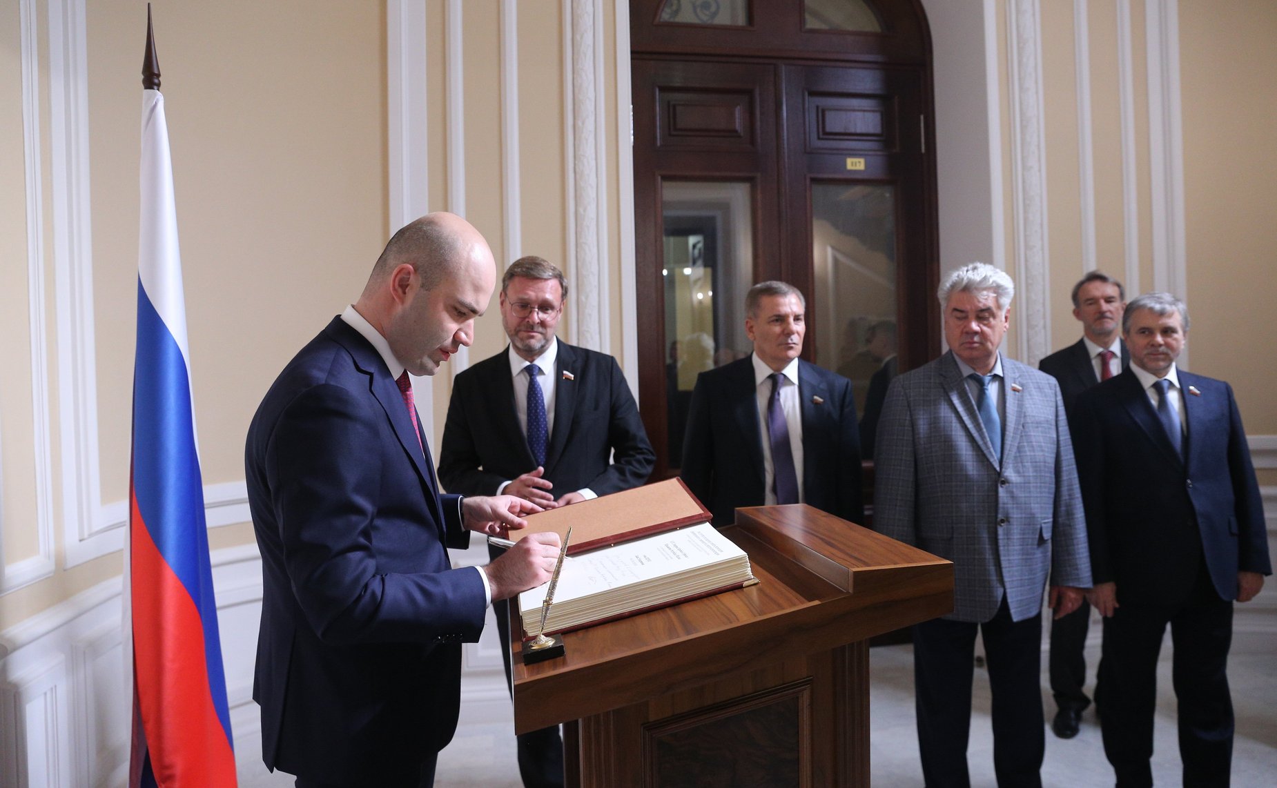 Встреча заместителя Председателя СФ Константина Косачева со Спикером Народного Собрания – Парламента Республики Абхазия