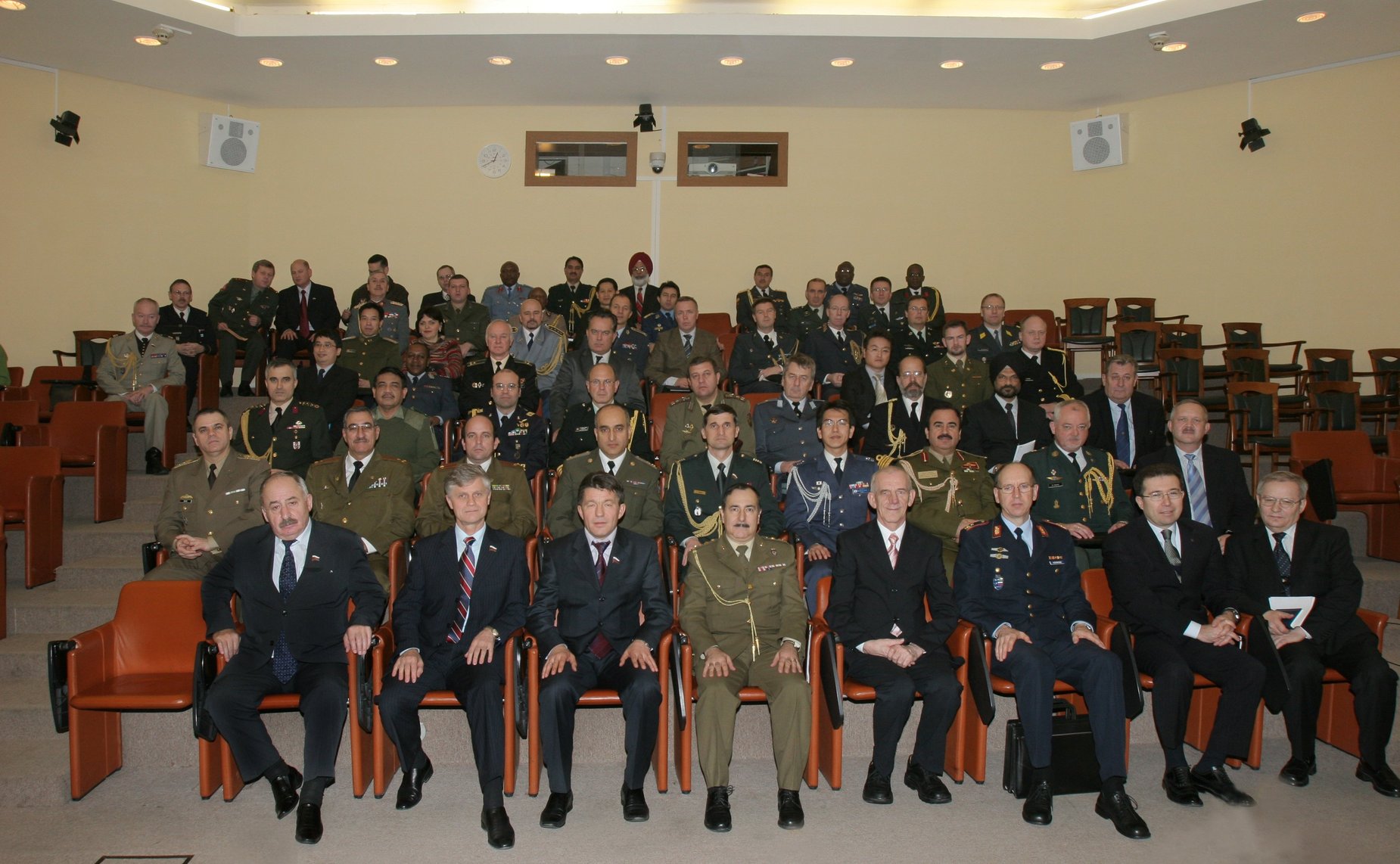 Встреча с военными атташе иностранных государств, аккредитованными в Российской Федерации, 2008