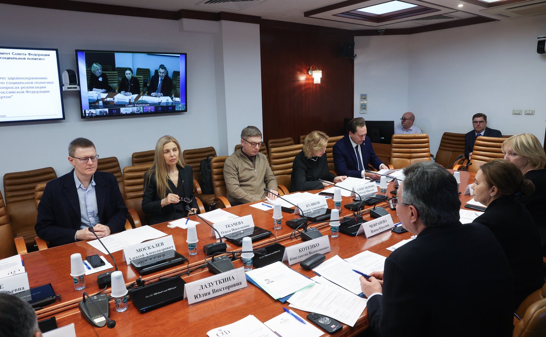 Заседание Экспертного совета по здравоохранению при Комитете СФ по социальной политике на тему «Об актуальных вопросах реализации демографической политики в РФ: мнение экспертов»