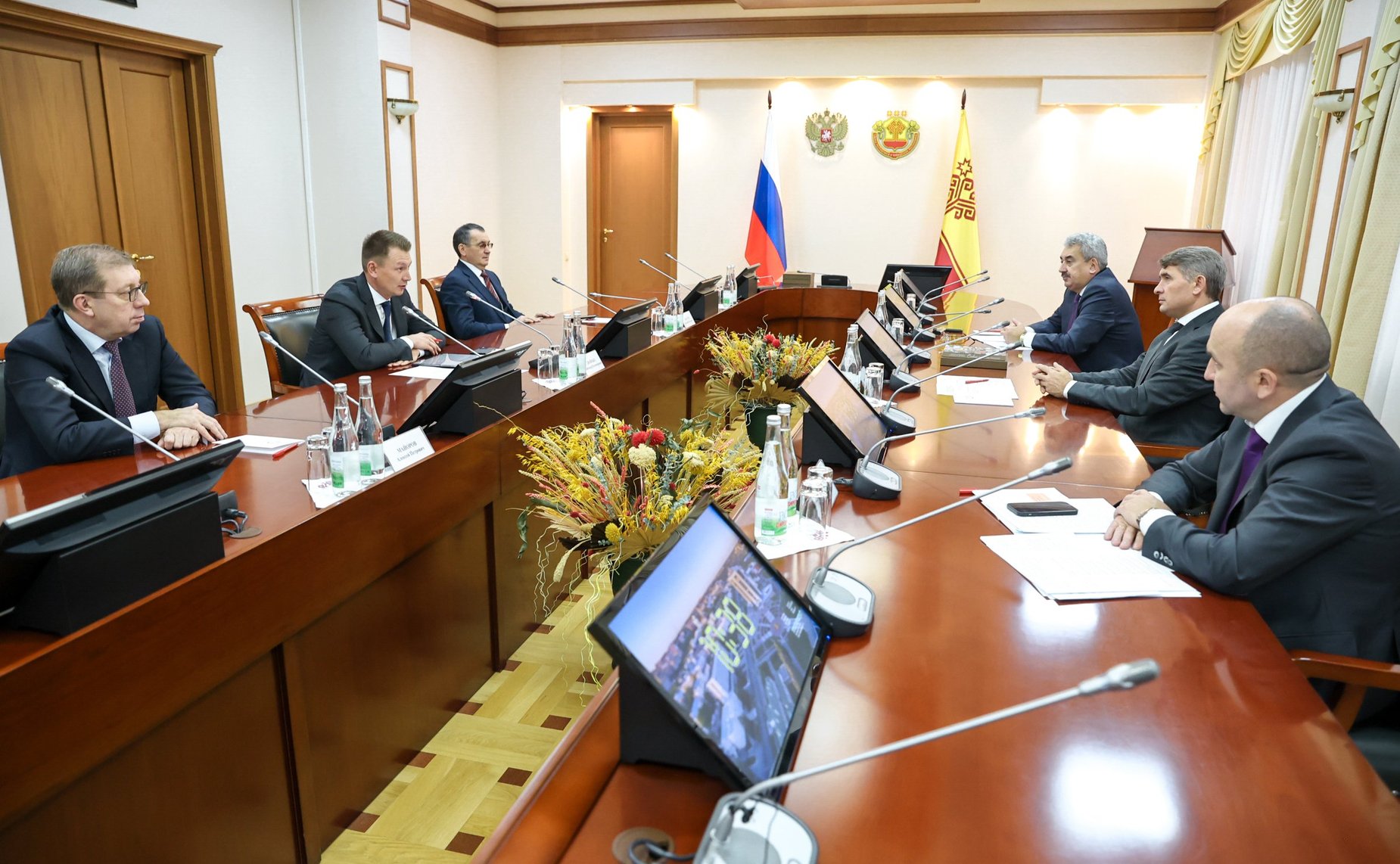 Встреча сенаторов РФ с руководством Чувашской Республики