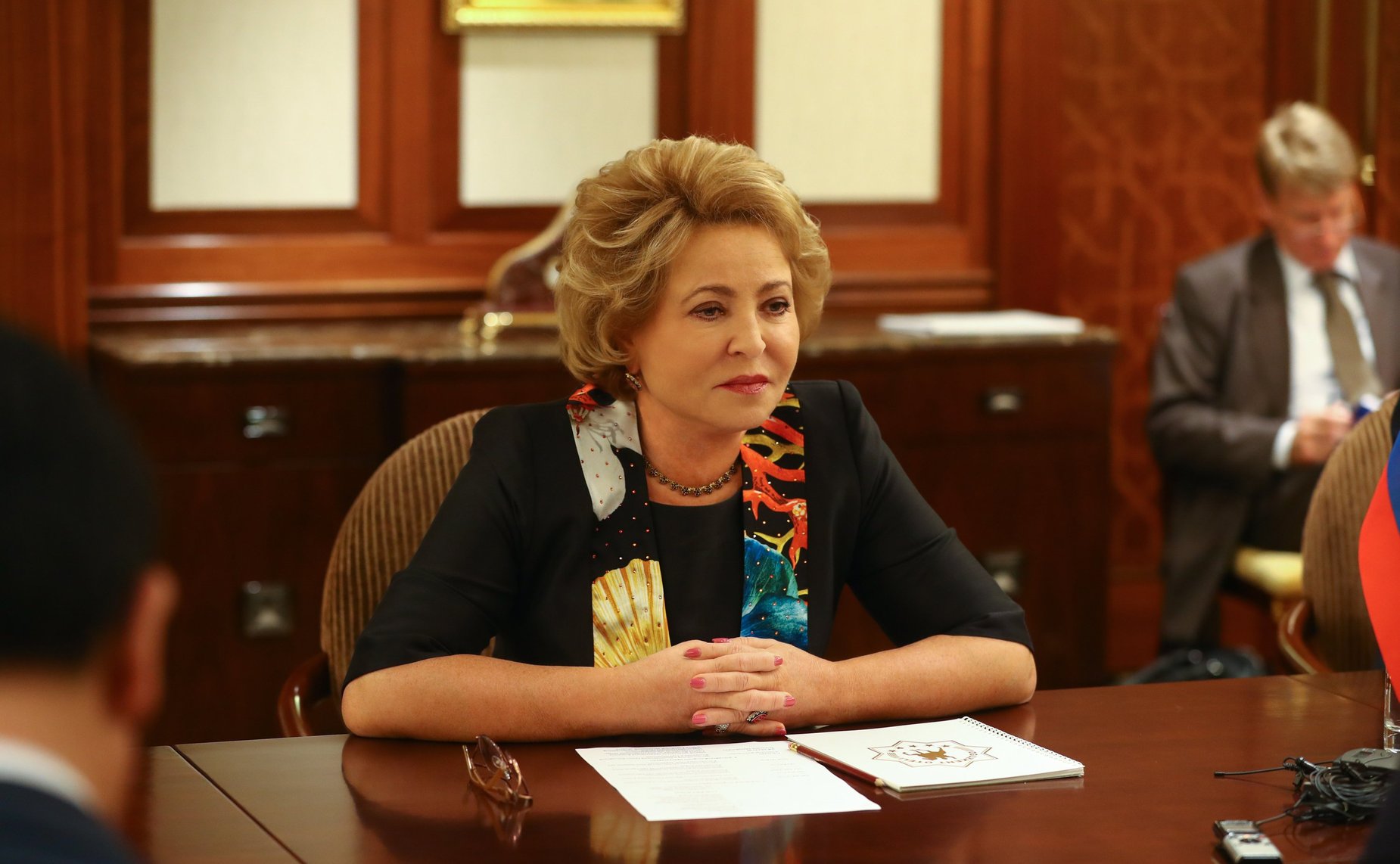 Валентина Матвиенко на встрече со специальным представителем Президента Республики Корея Сон Ён Гилем