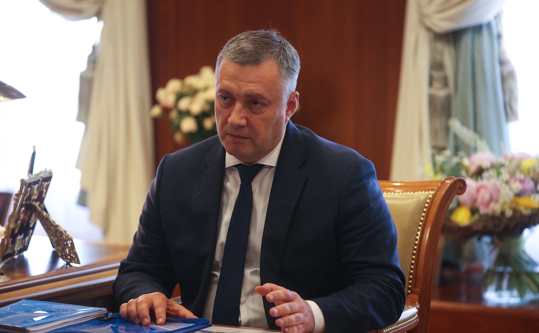 Встреча Председателя Совета Федерации Валентины Матвиенко с губернатором Иркутской области Игорем Кобзевым