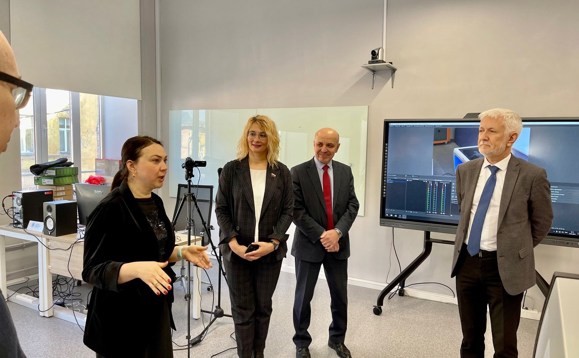 Наталия Косихина и Сергей Березкин провели встречу с ректором Ярославского государственного педагогического университета (ЯГПУ) им. К.Д. Ушинского Михаилом Груздевым