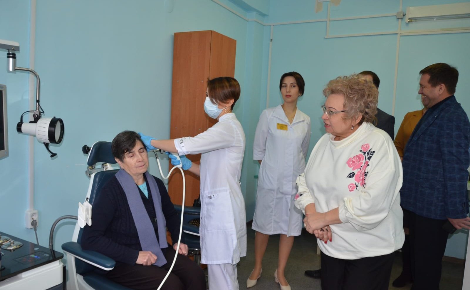 Оксана Хлякина в ходе рабочей поездки в регион побывала в Добринском районе