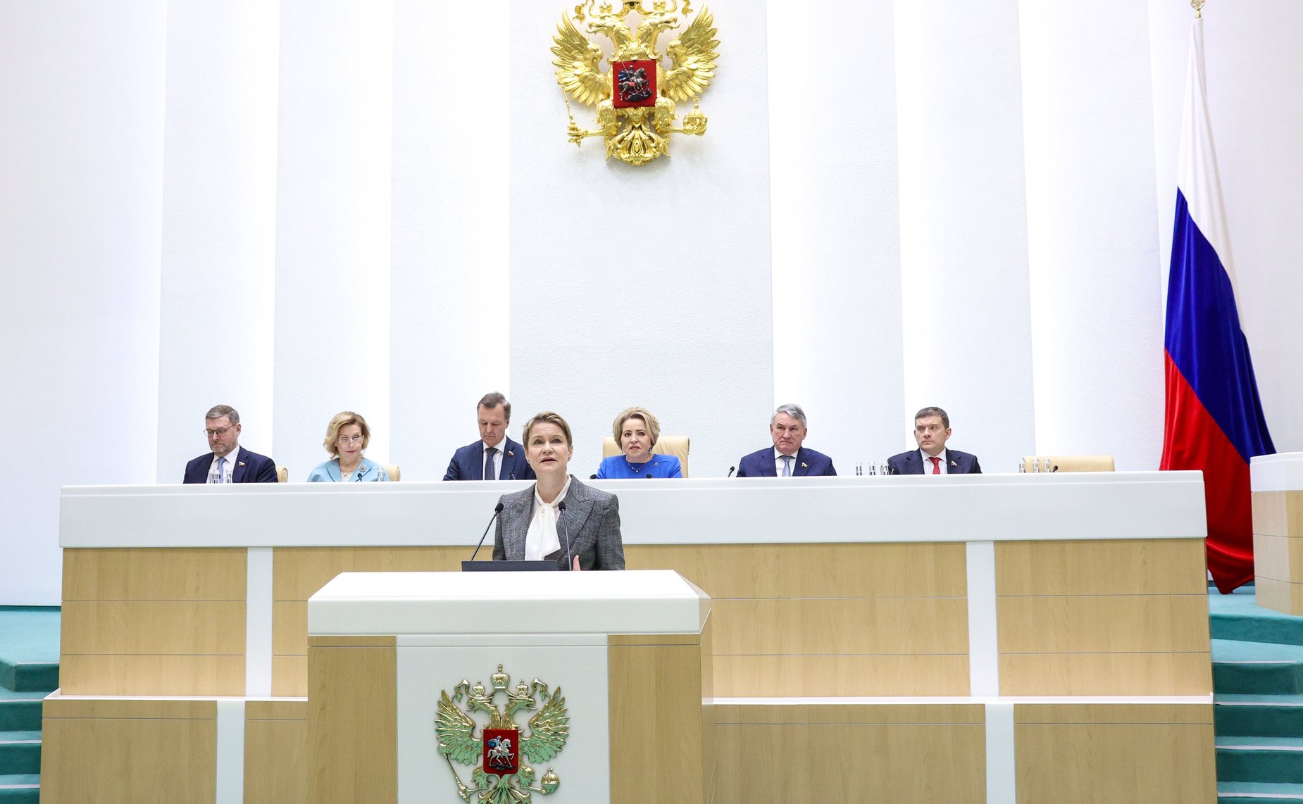 Выступление председателя Совета федеральной территории «Сириус» Елены Шмелевой