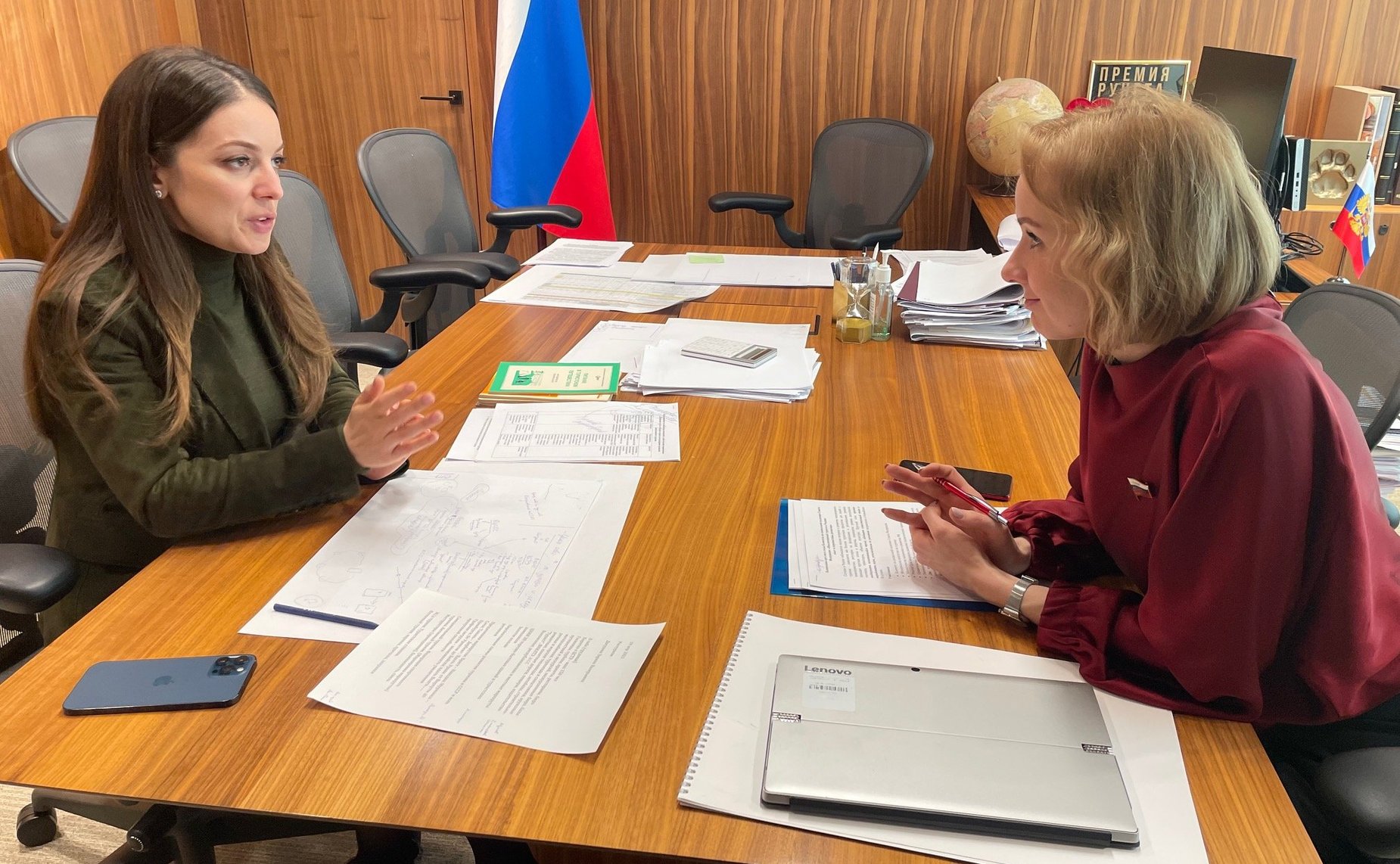 Мария Львова-Белова провела рабочую встречу с руководителем Федерального агентства по туризму Зариной Догузовой