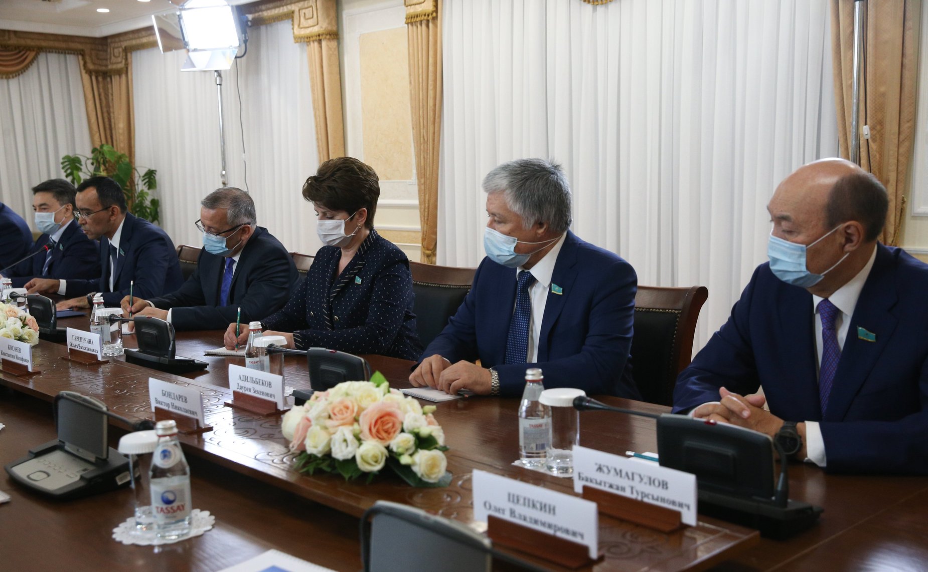 Встреча Валентины Матвиенко с Председателем Сената Парламента Республики Казахстан Мауленом Ашимбаевым