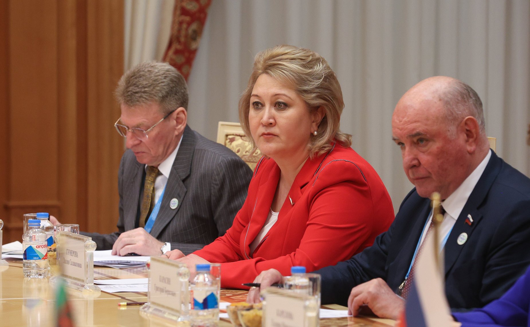 Встреча Председателя Совета Федерации Валентины Матвиенко с Председателем Меджлиса Милли Генгеша Туркменистана Гульшат Маммедовой