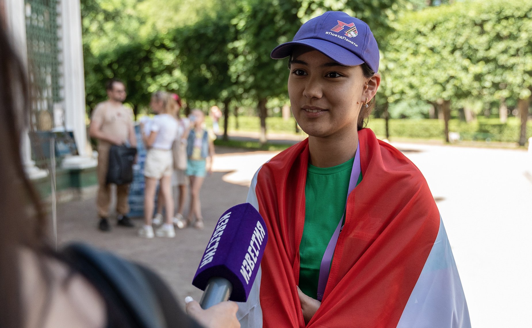 Участники культурно-образовательного проекта «Поезд Памяти» посещают город Санкт-Петербург