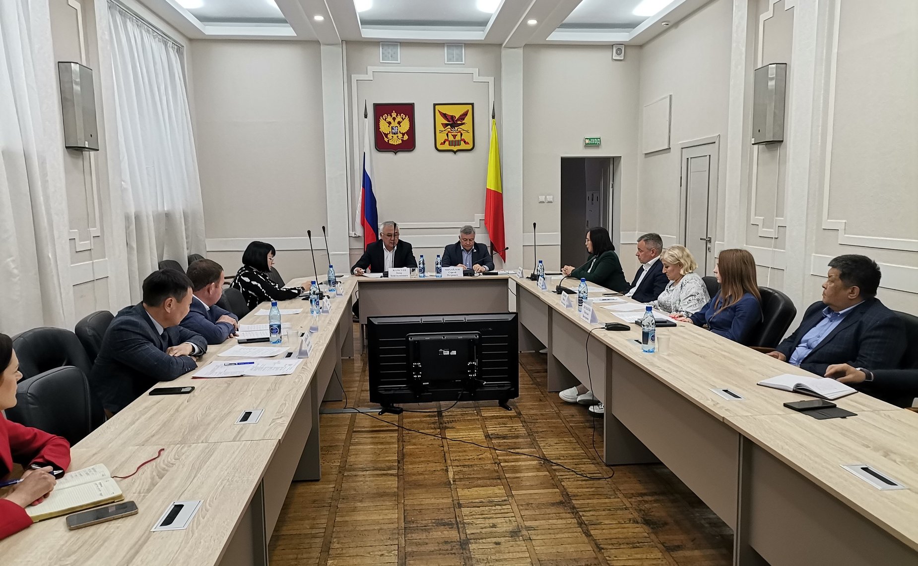 Баир Жамсуев и Сергей Михайлов в ходе работы в регионе оценили ход строительства и реконструкции социальных объектов в Чите