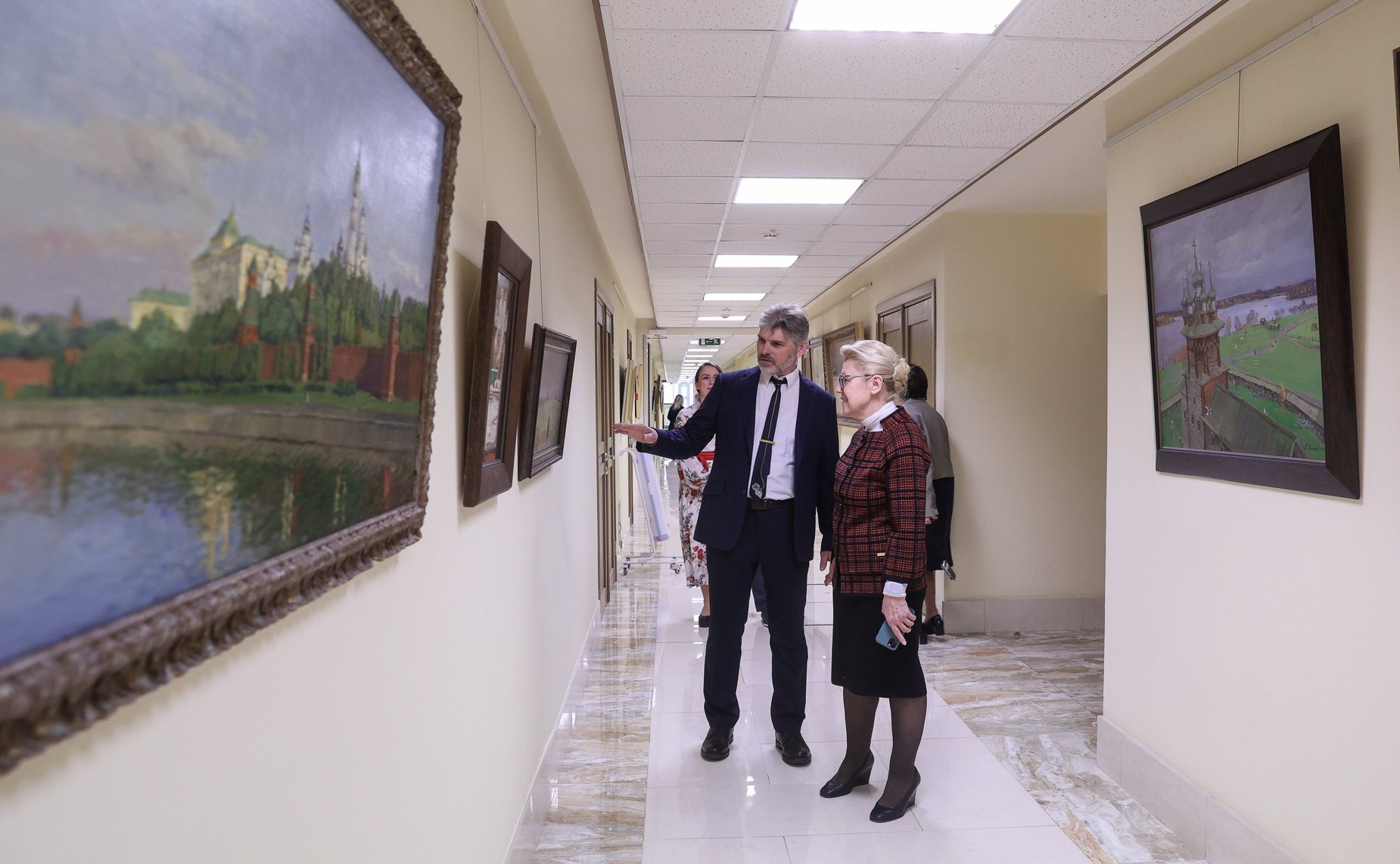 Открытие в Совете Федерации выставки картин художников творческого объединения «Русский мир»