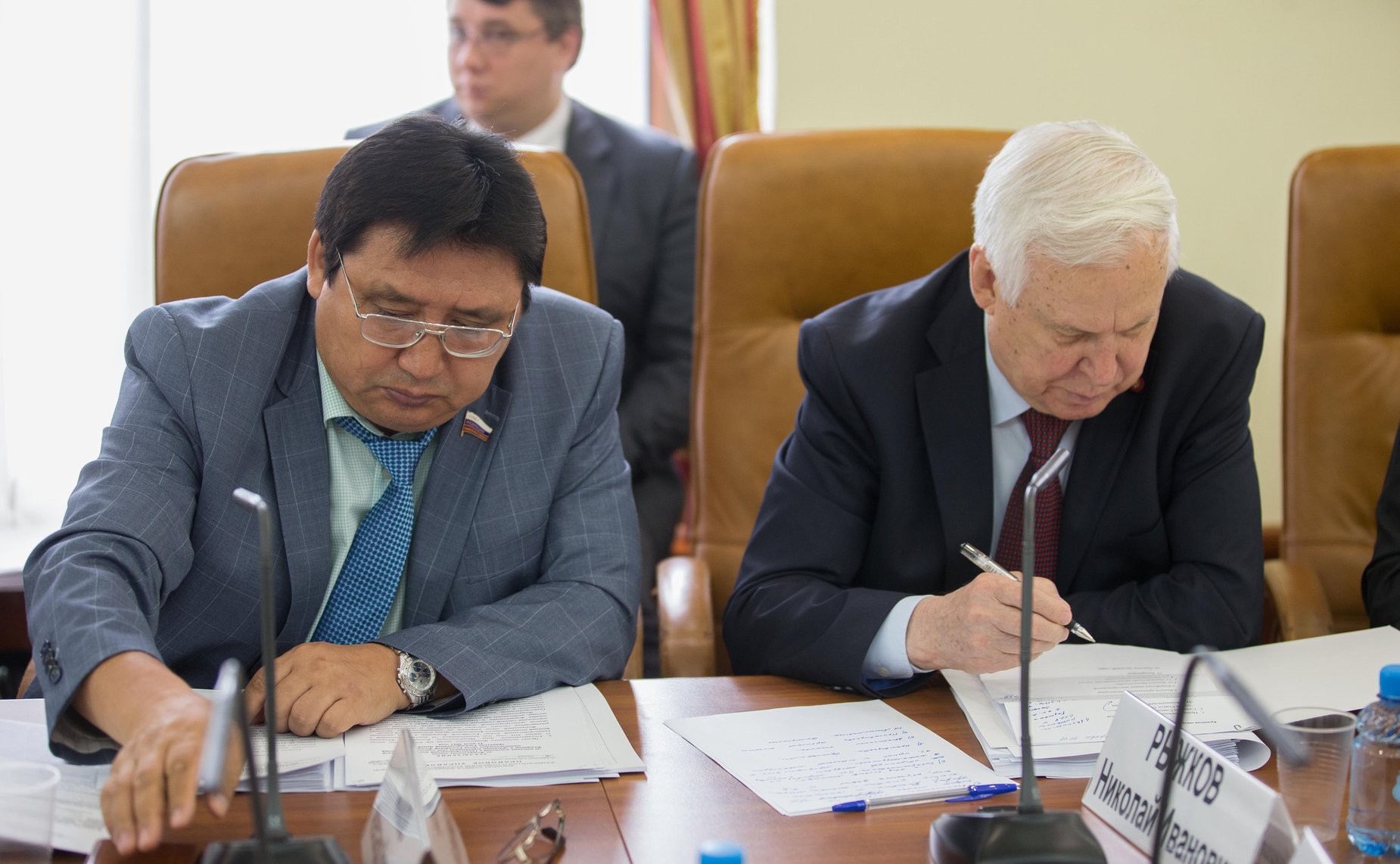 А. Акимов и Н. Рыжков