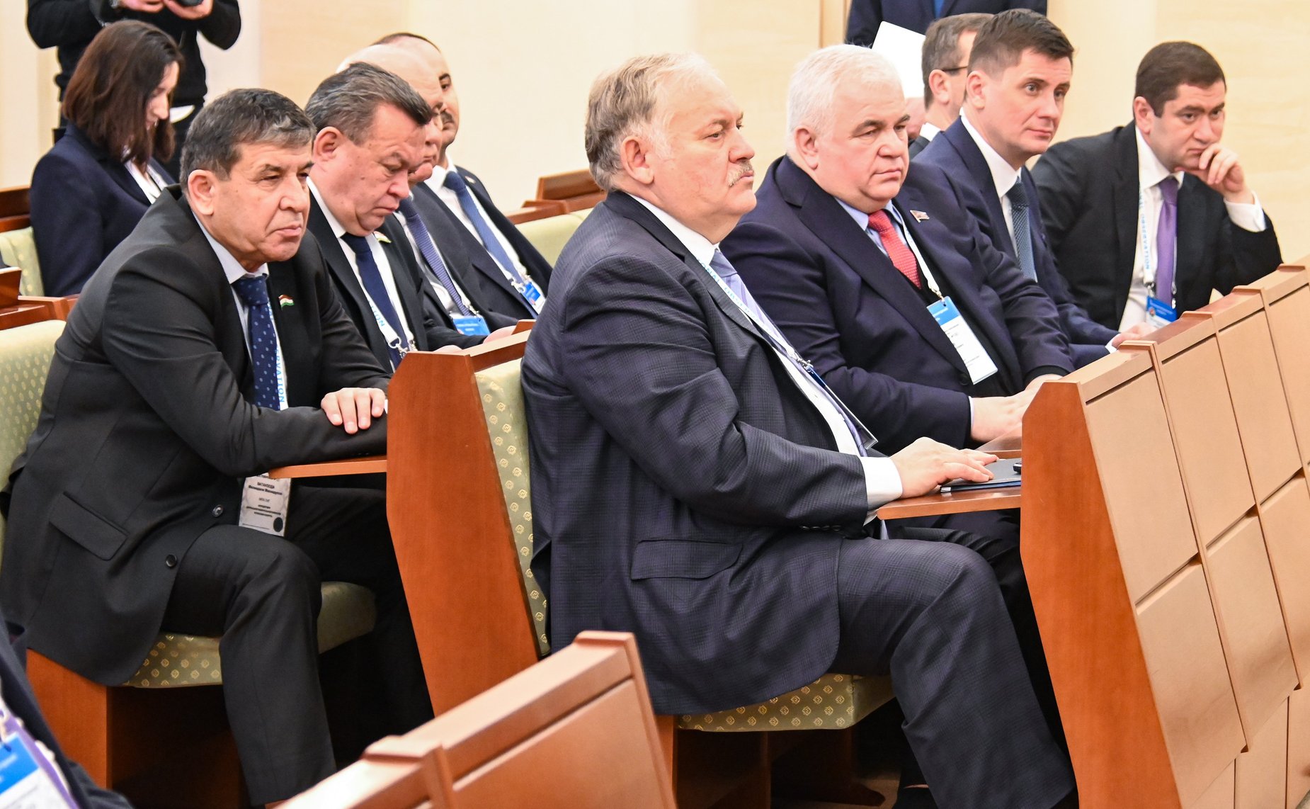Российские законодатели в рамках визита провели встречу с Председателем Центральной избирательной комиссии Беларуси Игорем Карпенко