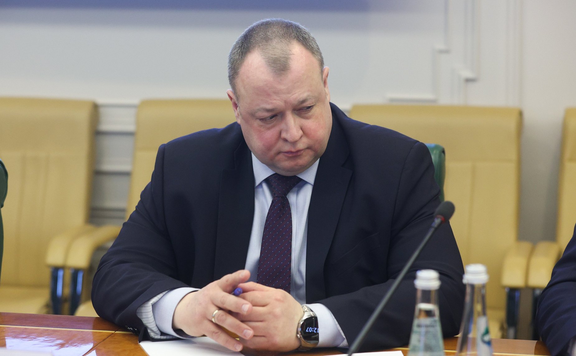 Встреча председателя Комитета Совета Федерации по международным делам Григория Карасина с Чрезвычайным и Полномочным Послом Йеменской Республики в Российской Федерации