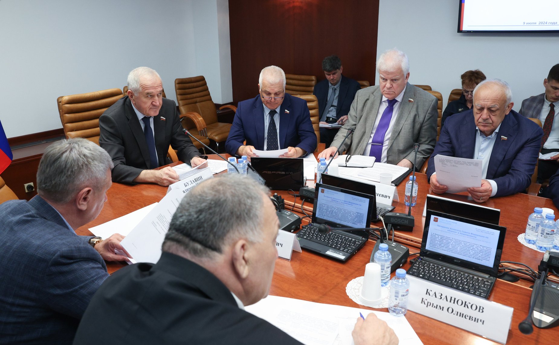 Заседание Комитета Совета Федерации по обороне и безопасности