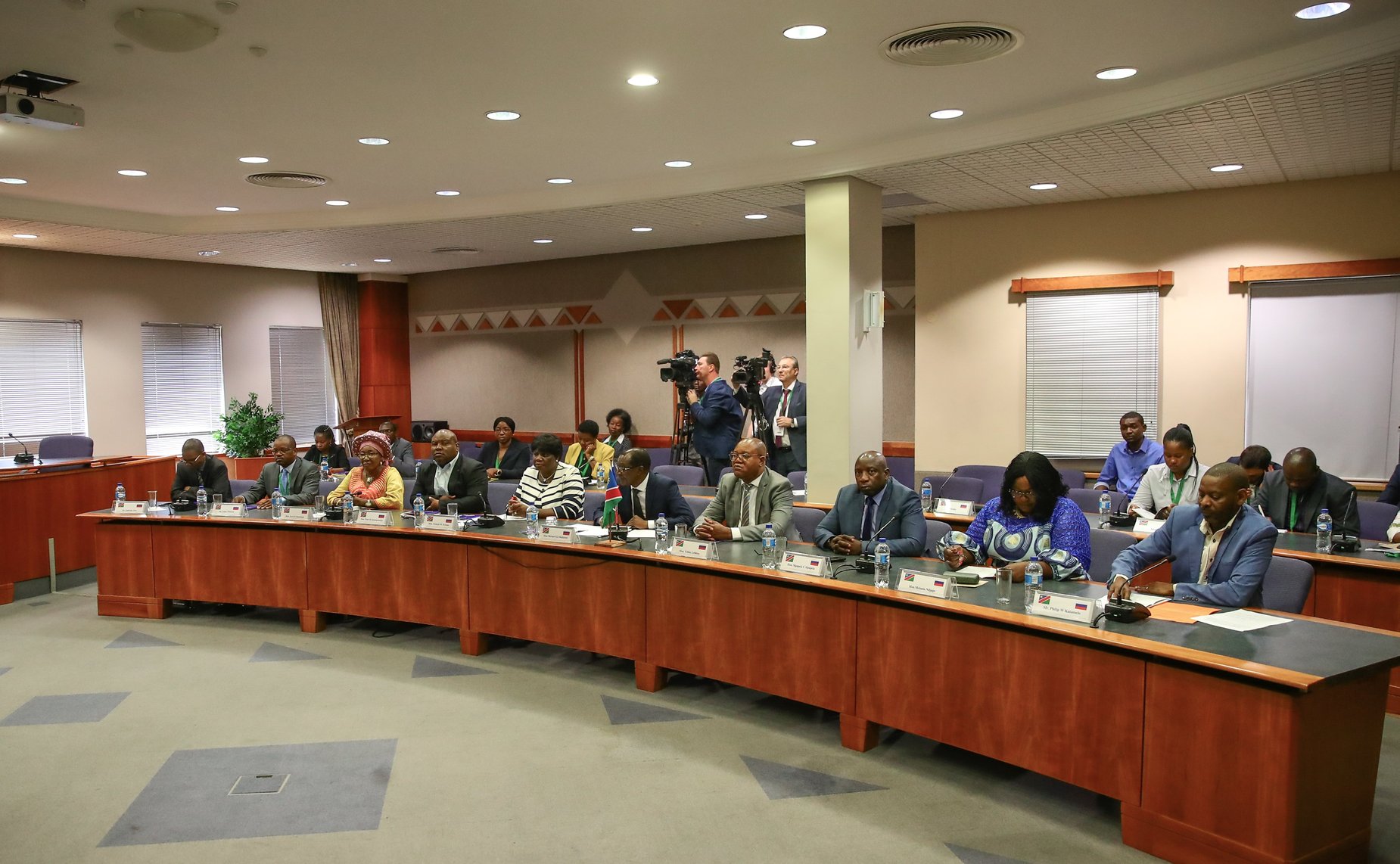 Встреча В. Матвиенко с Председателем Национального Совета Республики Намибии Бернардом Сонгой Сибалатани