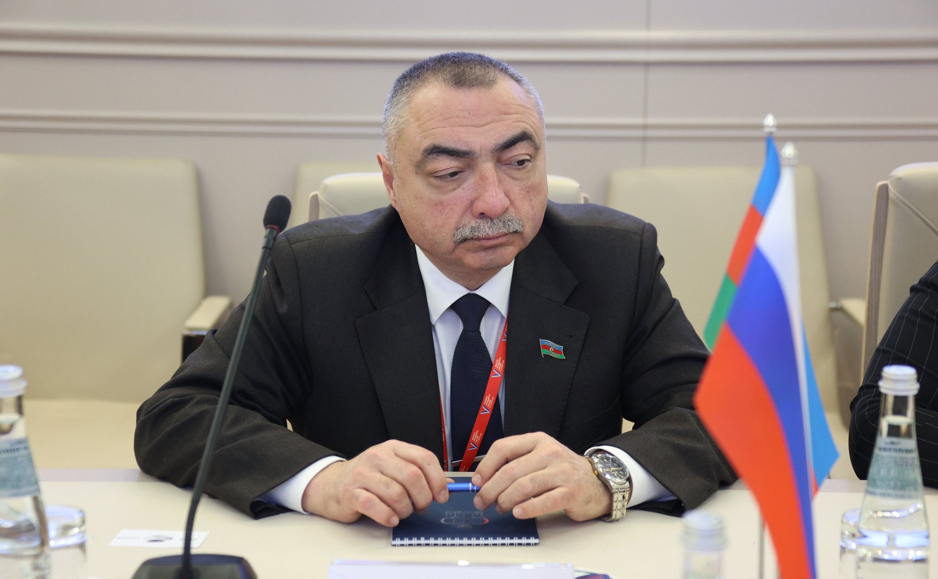 Встреча Елены Перминовой c председателем Комитета по вопросам семьи, женщин и детей Милли Меджлиса Азербайджанской Республики
