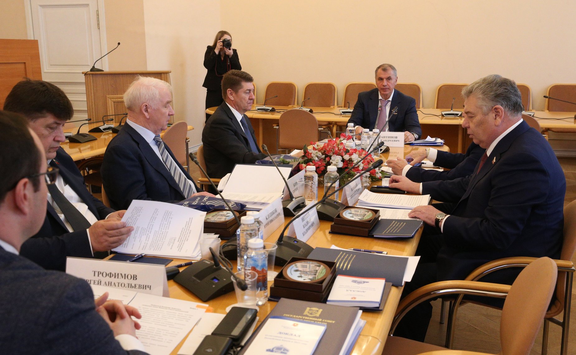 Заседание Комиссии Совета законодателей по вопросам интеграции Республики Крым и города федерального значения Севастополя в правовую систему Российской Федерации