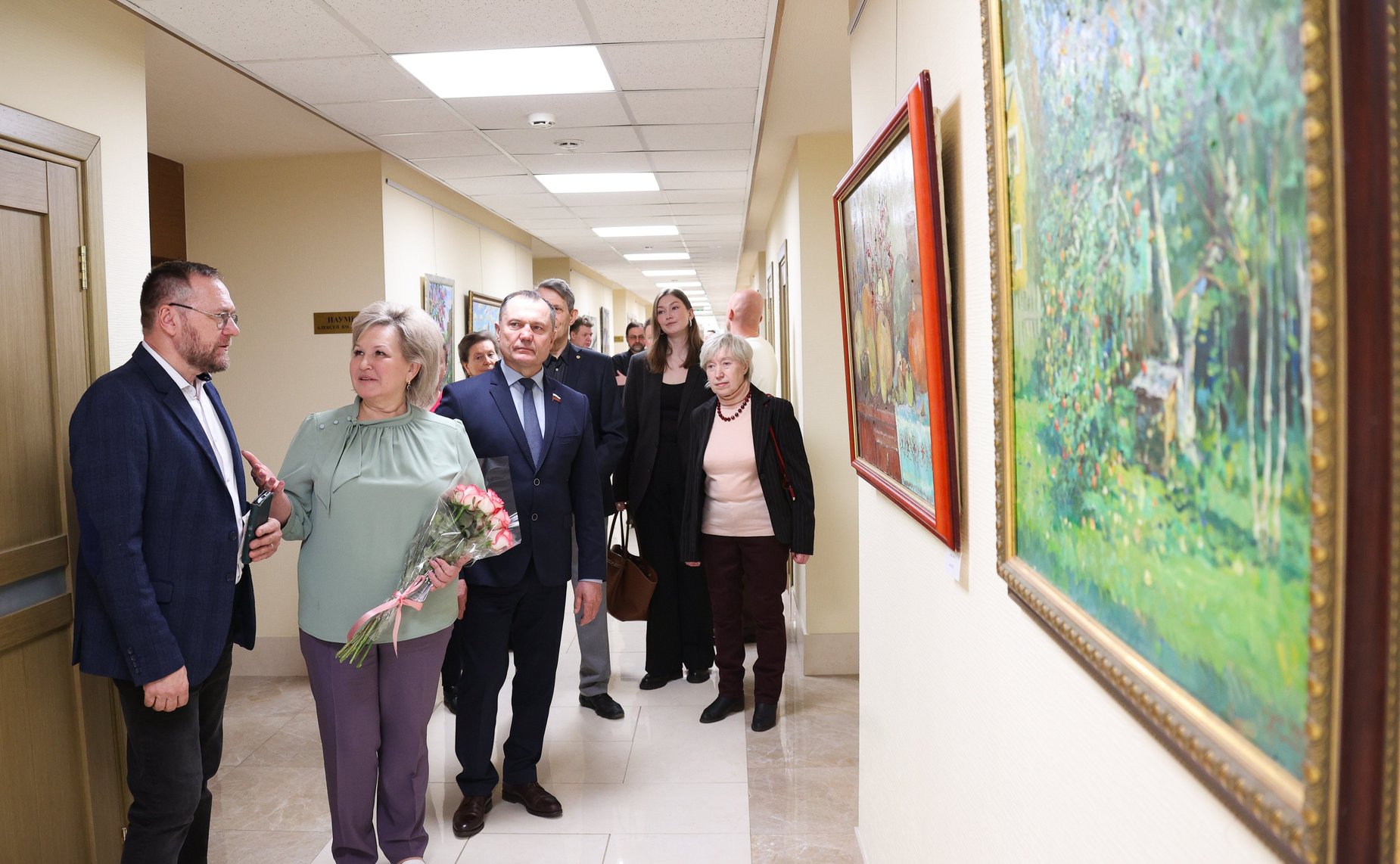 Открытие выставки «Просторы Родины любимой»