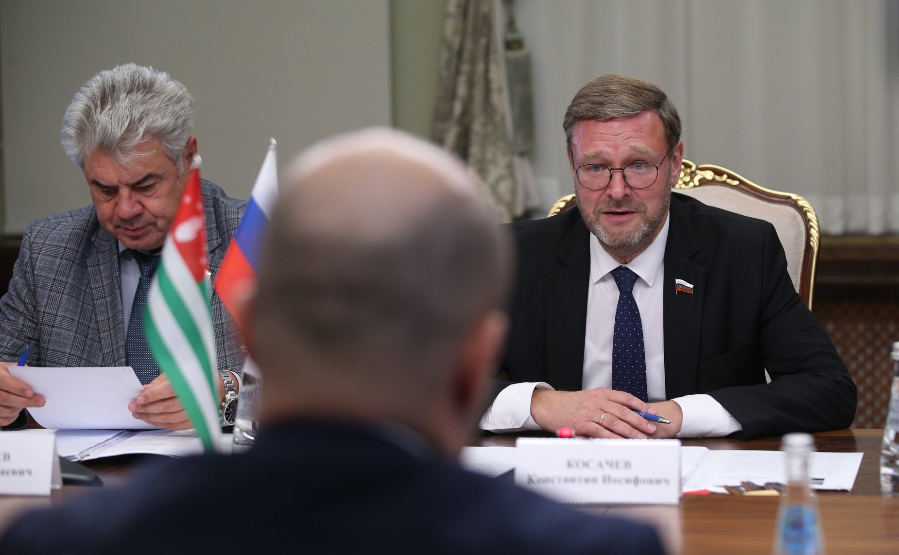 Встреча заместителя Председателя СФ Константина Косачева со Спикером Народного Собрания – Парламента Республики Абхазия