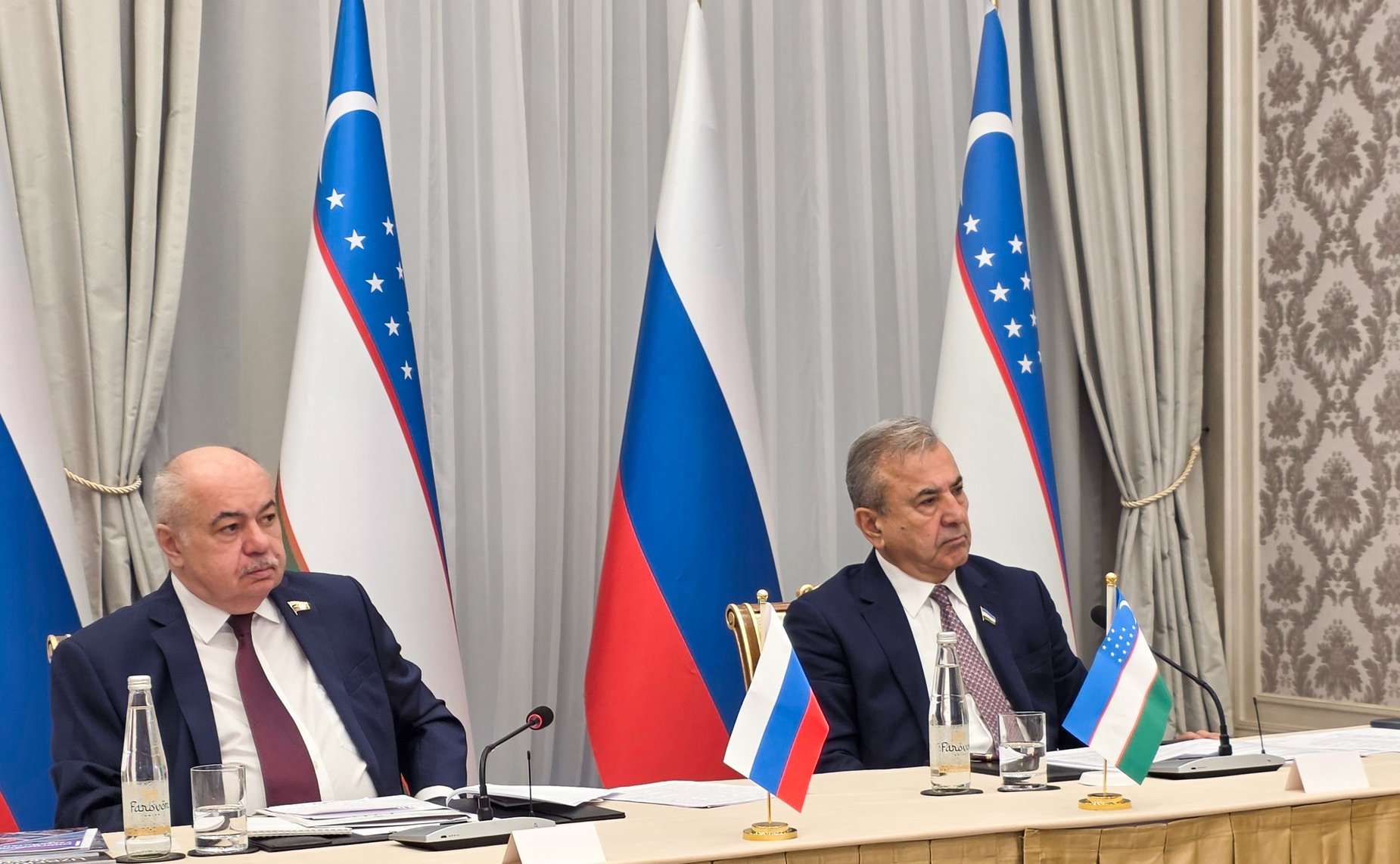 Сенаторы РФ приняли участие в заседании Комиссии по сотрудничеству Совета Федерации и Сената Олий Мажлиса Республики Узбекистан