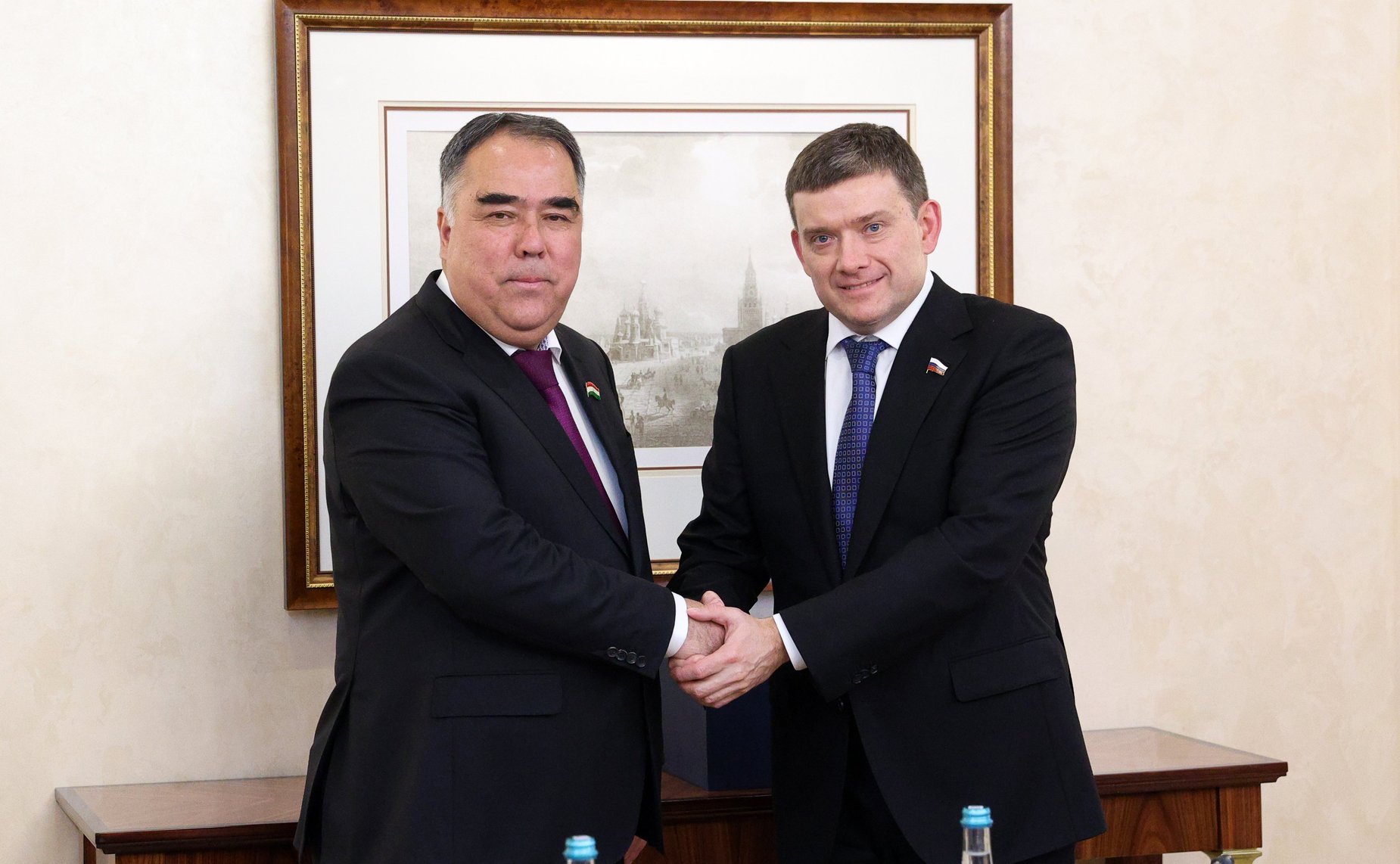 Заседание Комиссии по сотрудничеству Совета Федерации Федерального Собрания Российской Федерации и Маджлиси милли Маджлиси Оли Республики Таджикистан