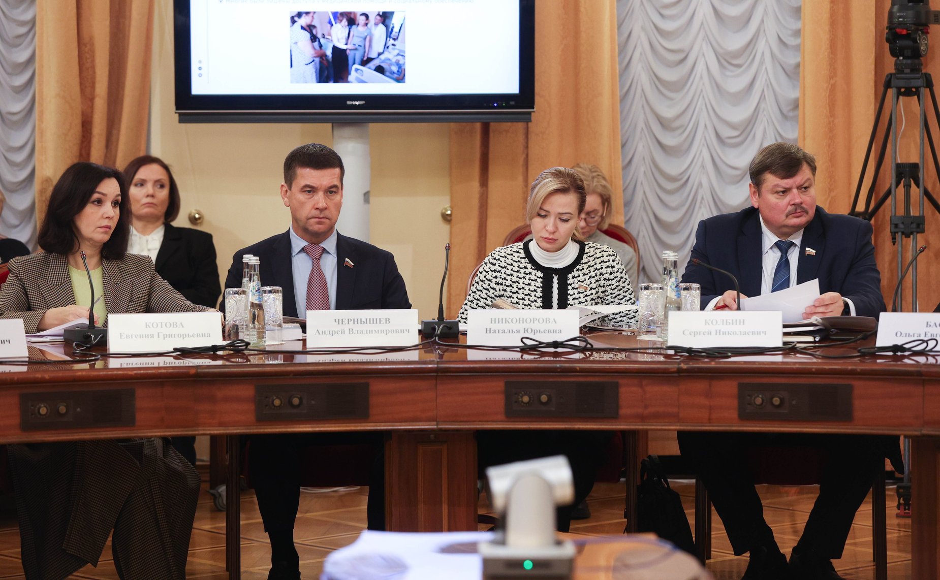 Заседание парламентской комиссии по расследованию преступных действий в отношении несовершеннолетних со стороны киевского режима