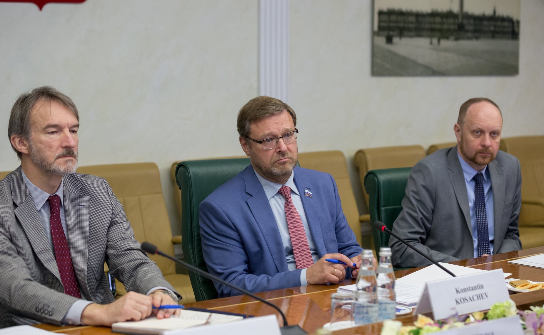 Встреча К. Косачева с представителями Фонда Карнеги, участниками проекта «Взаимодействие России, Китая, США и меняющийся мировой порядок»