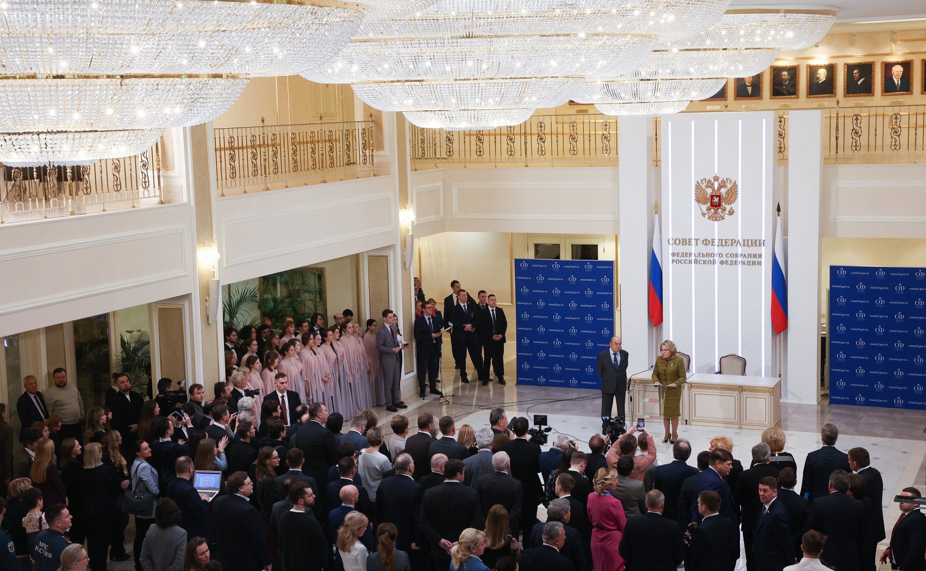 Открытие Дней МГУ им. М. Ломоносова в Совете Федерации