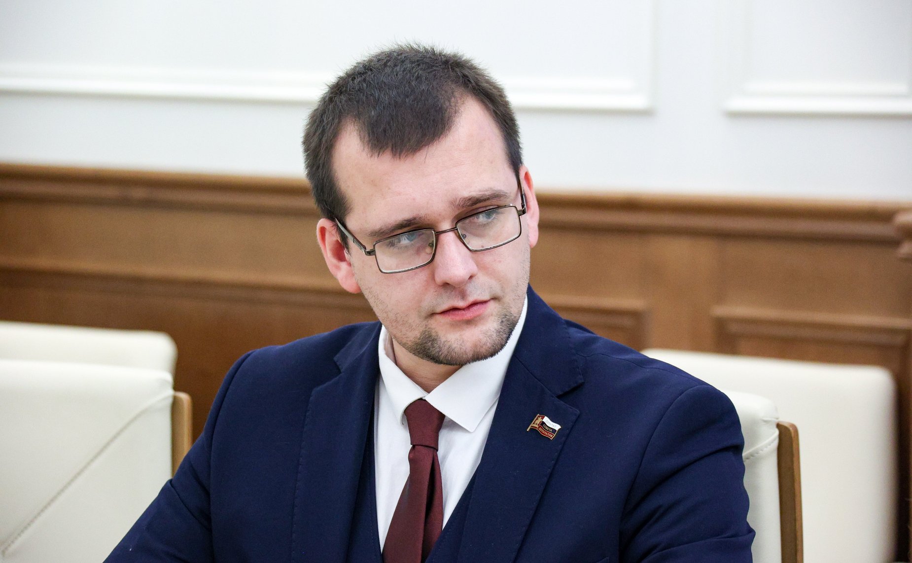 Встреча Алексея Кондратенко и Александра Трембицкого с делегацией молодых законодателей Законодательного Собрания Краснодарского края
