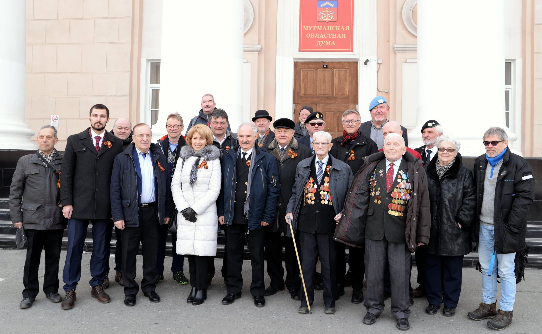 Старт российско-норвежского похода памяти