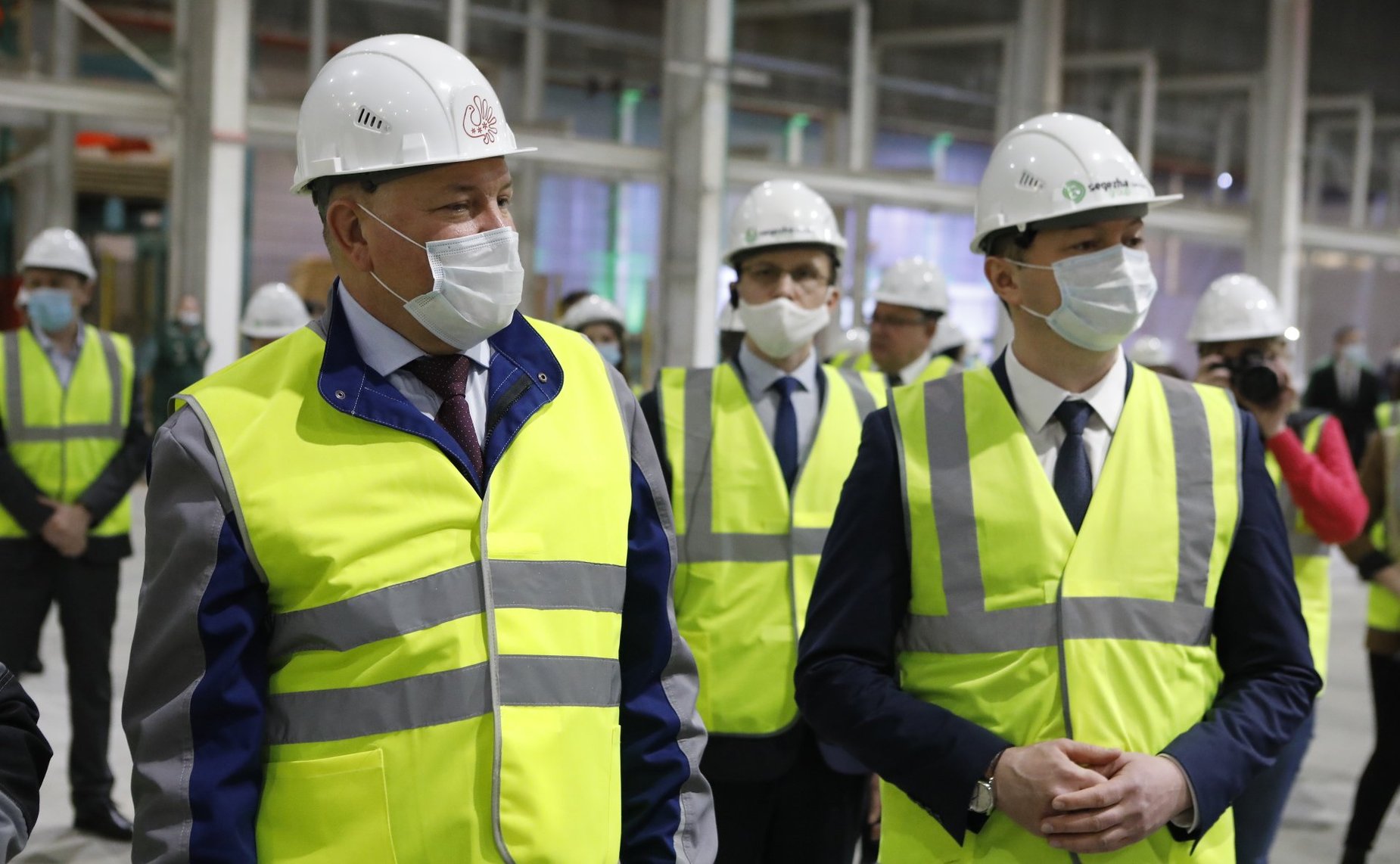 На новом предприятии деревообрабатывающей промышленности Вологодской области — на заводе «Сокол СиЭлТи»