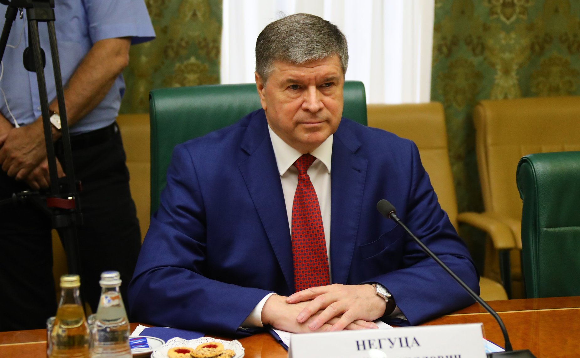 Встреча Константина Косачева с чрезвычайным и полномочным послом Республики Молдова в РФ