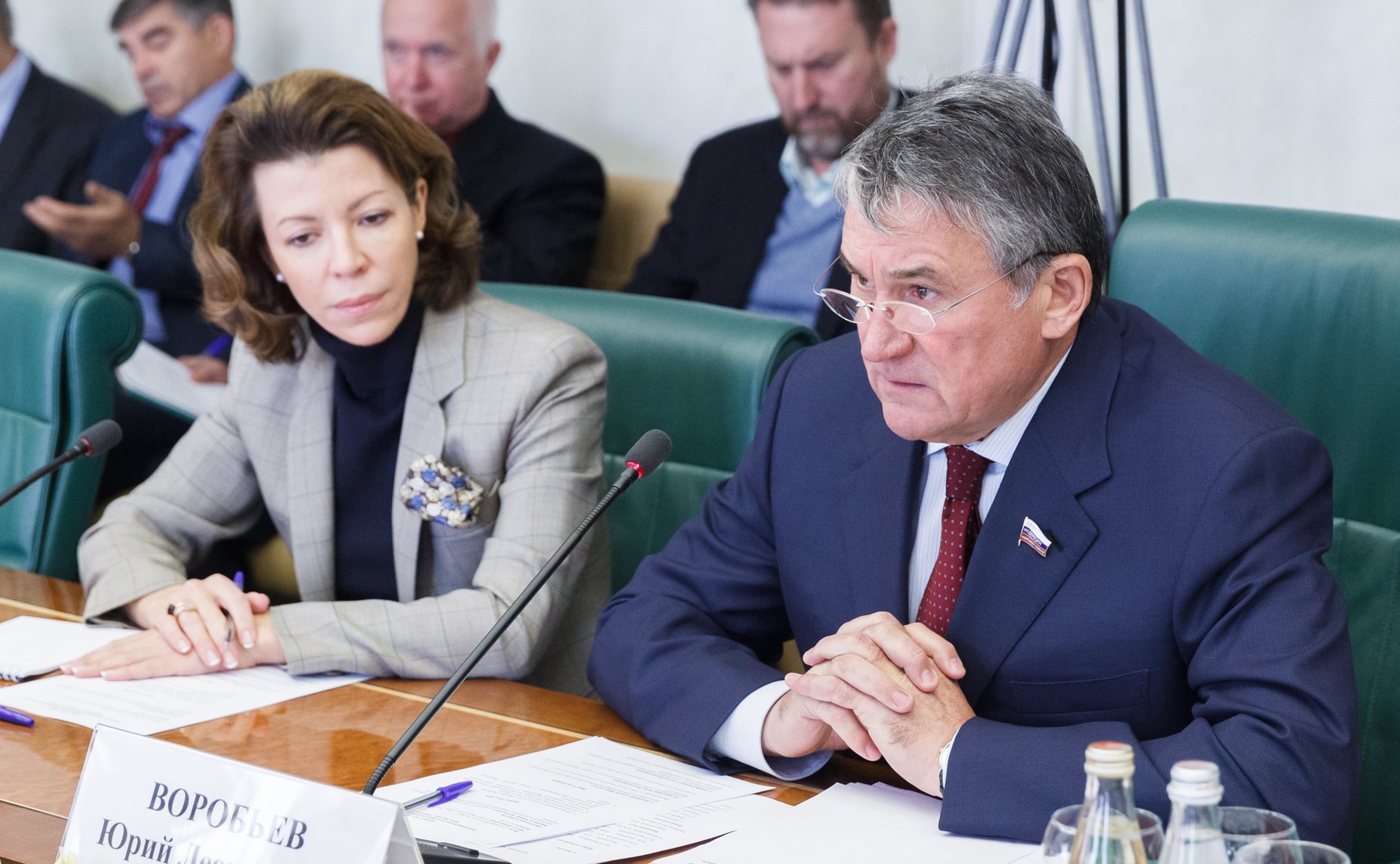 Ю. Воробьев Заседание Комитета общественной поддержки жителей Юго-Востока Украины