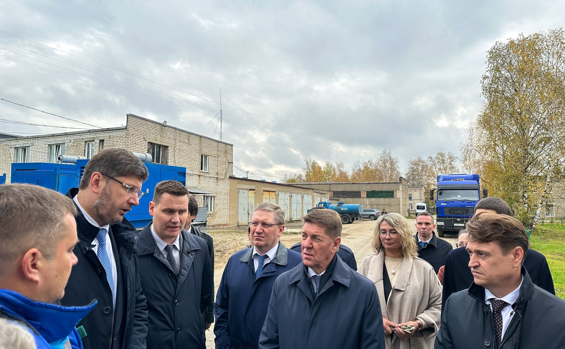 Сенаторы осмотрели городские канализационные очистные сооружения