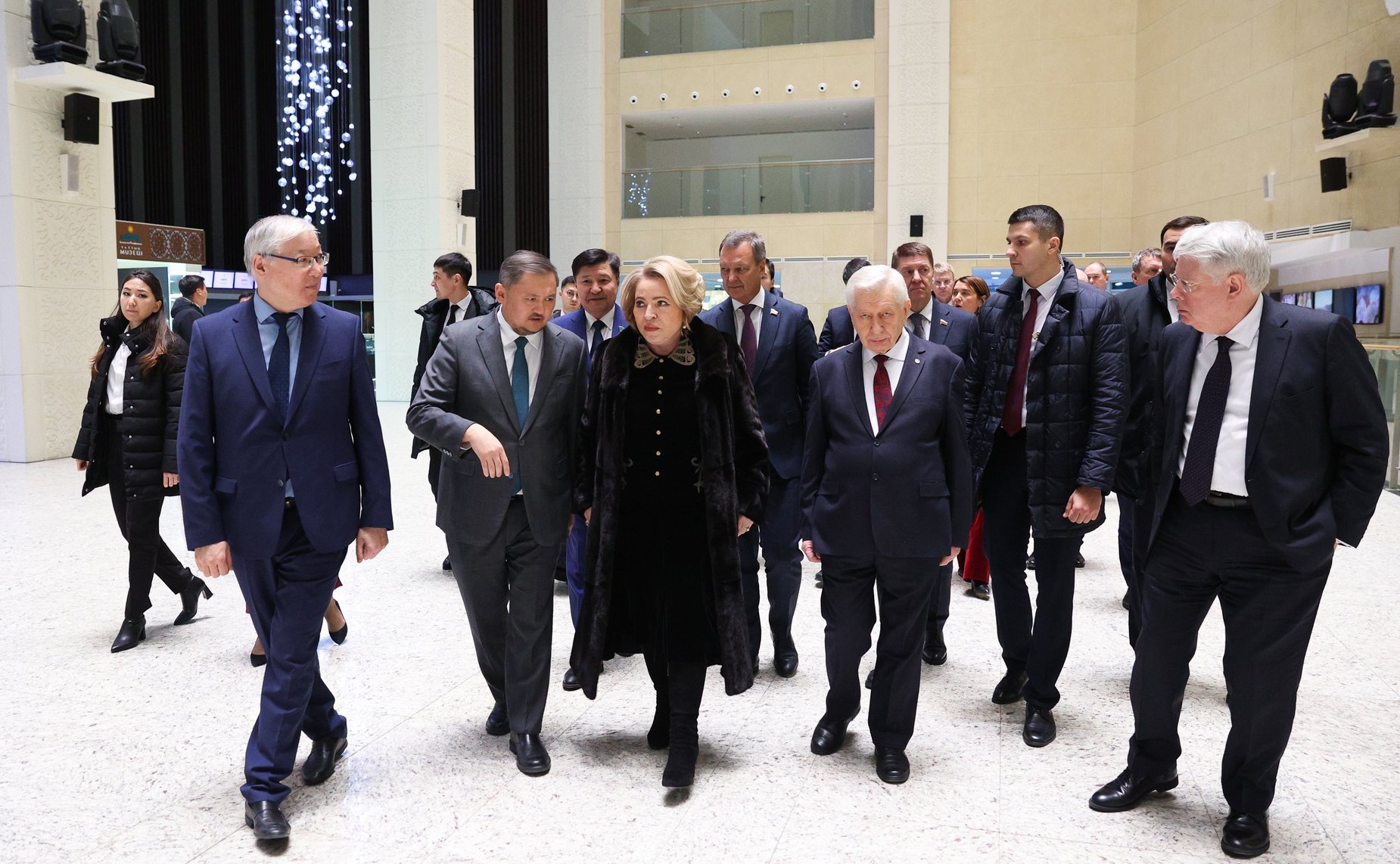 Делегация Совета Федерации посетила Национальный музей Республики Казахстан