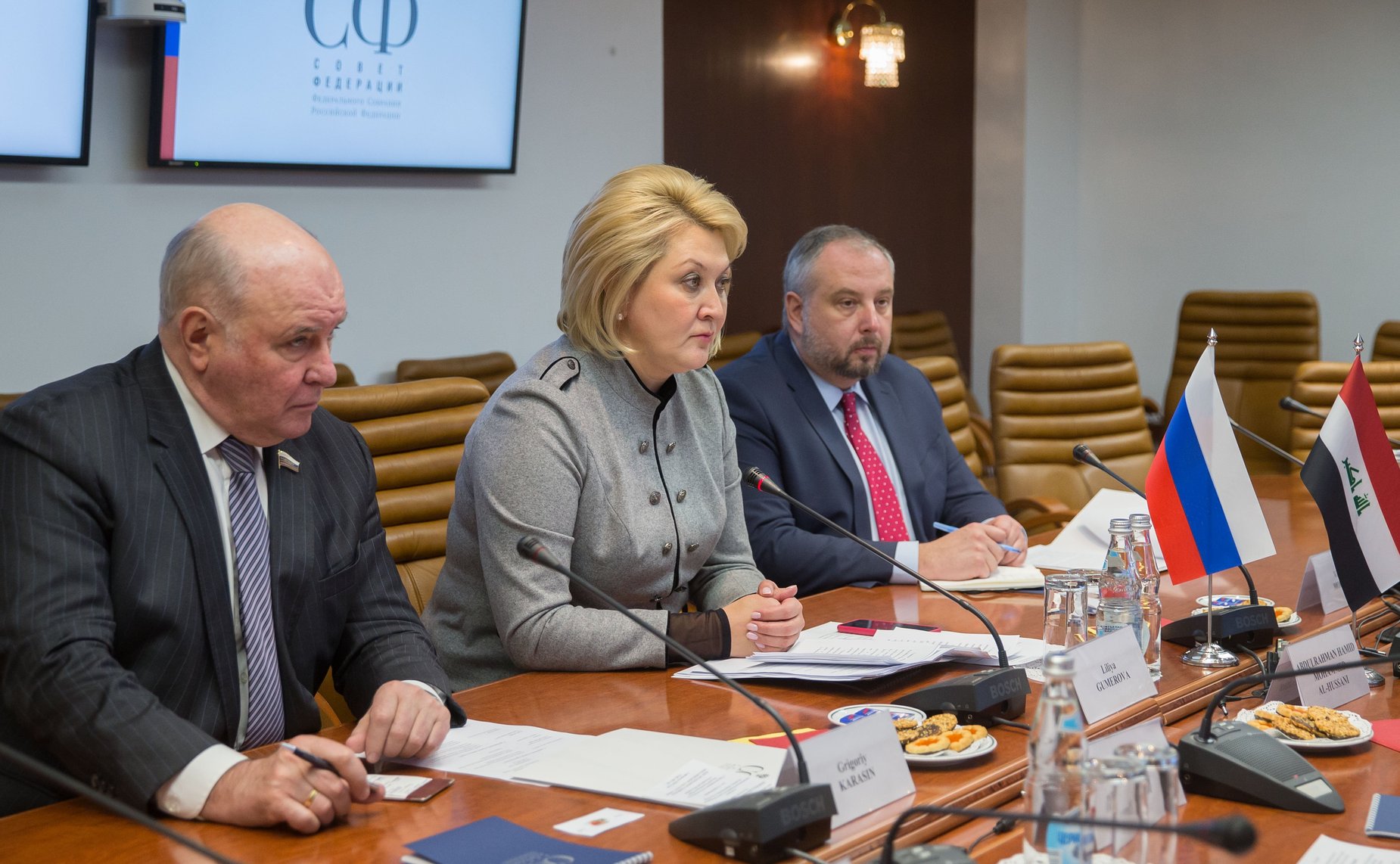 Встреча Л. Гумеровой с Чрезвычайным и Полномочным Послом Республики Ирак в РФ Абдулрахманом Хамидом Мохаммедом Аль-Хуссайни