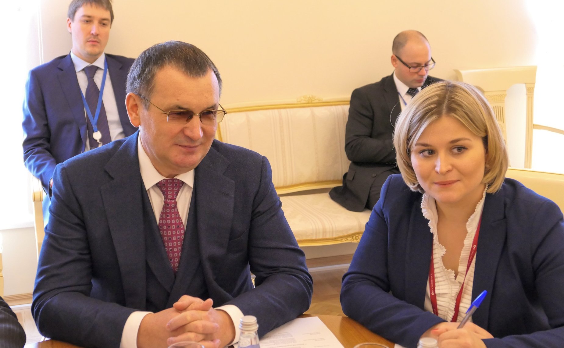 Встреча Н. Федорова с делегацией Монако