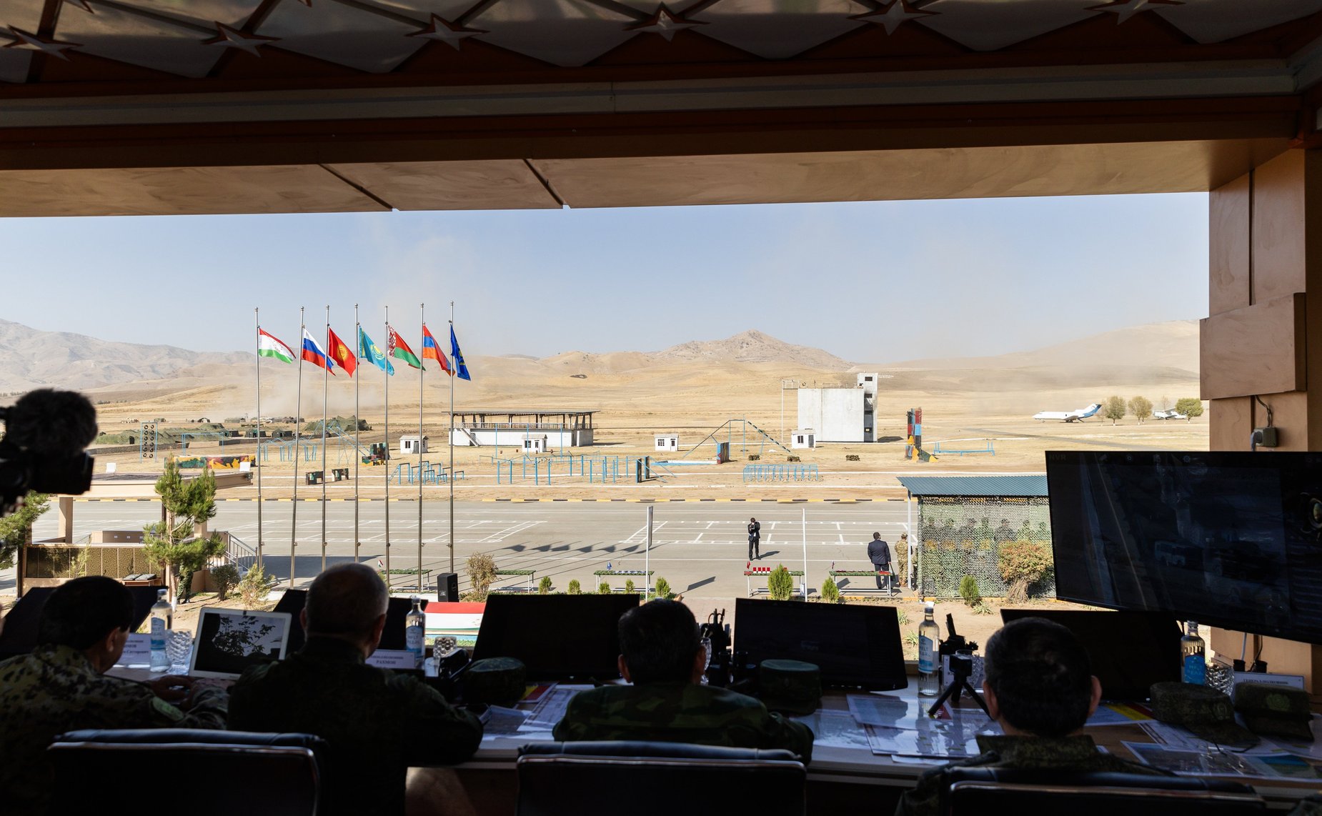 Владимир Булавин принял участие в качестве наблюдателей на совместных (специальных) учениях с Войсками (Коллективными силами) ОДКБ