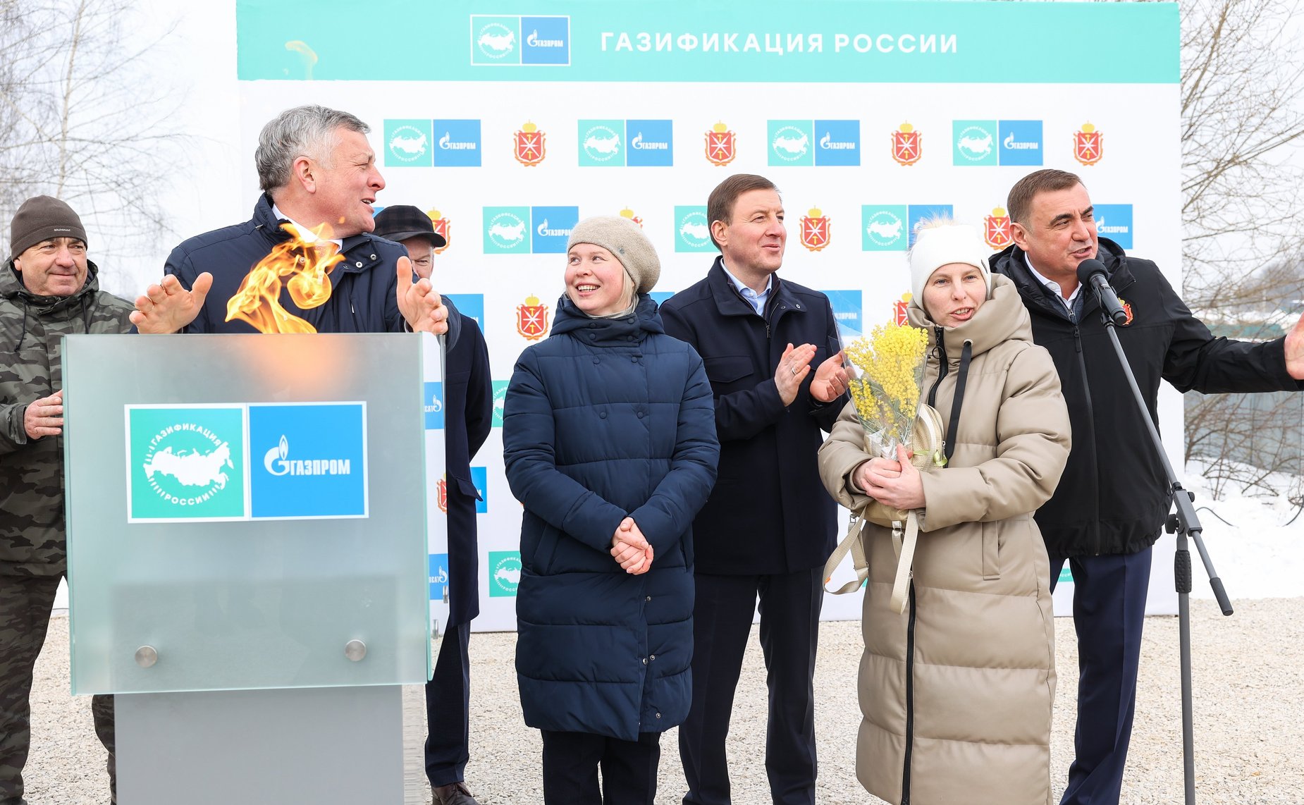 Первый заместитель Председателя Совета Федерации Андрей Турчак посетил Щекинский район Тульской области и принял участие в торжественных мероприятиях по пуску газа в рамках программы социальной газификации домовладений