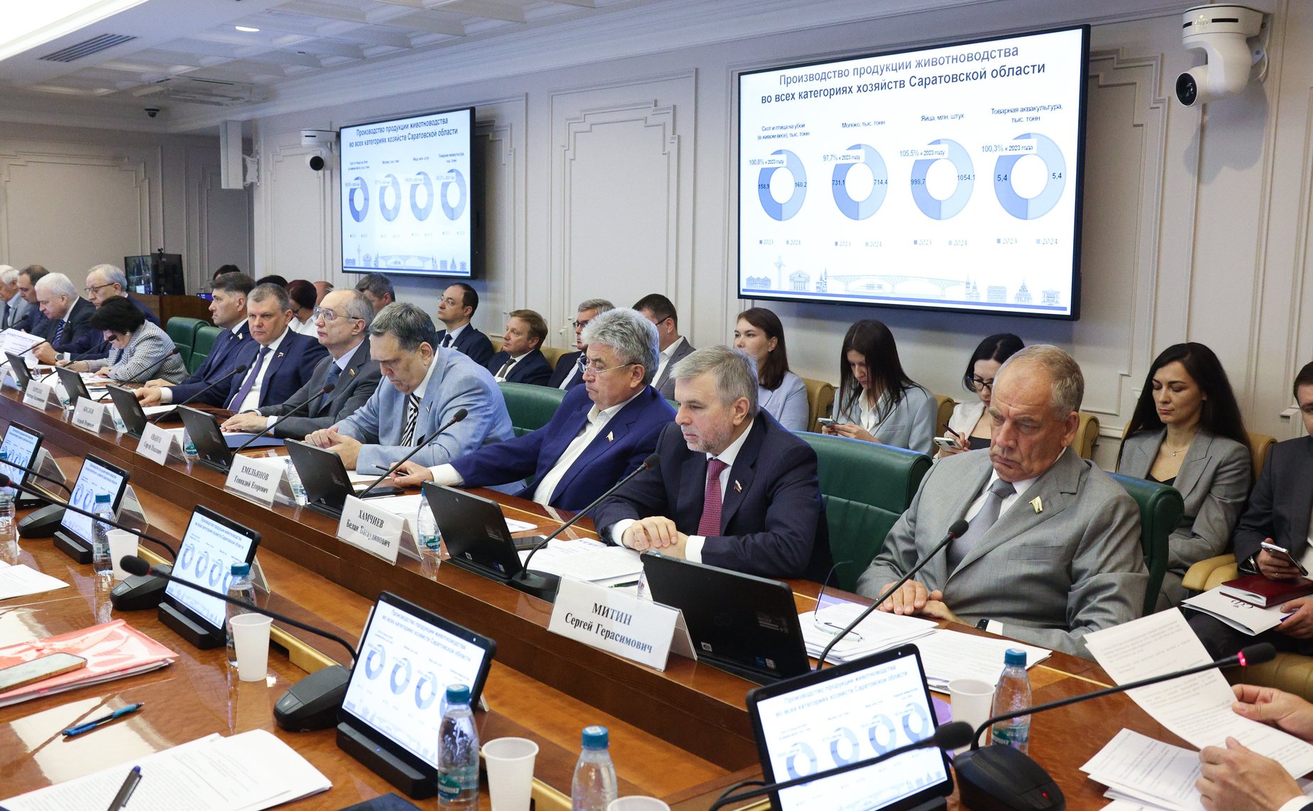 Расширенное заседание Комитета СФ по аграрно-продовольственной политике и природопользованию (в рамках Дней Саратовской области в Совете Федерации)