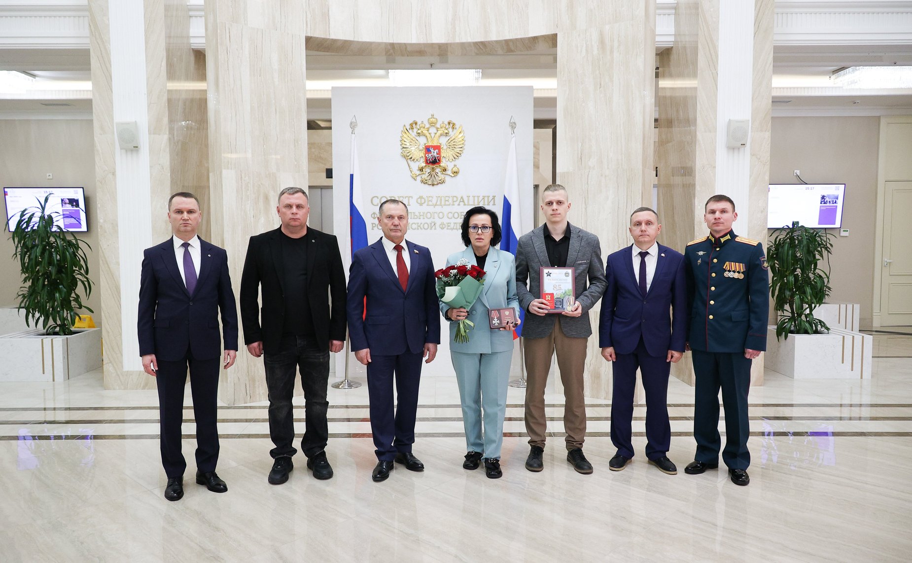 Передача награды семье погибшего участника СВО