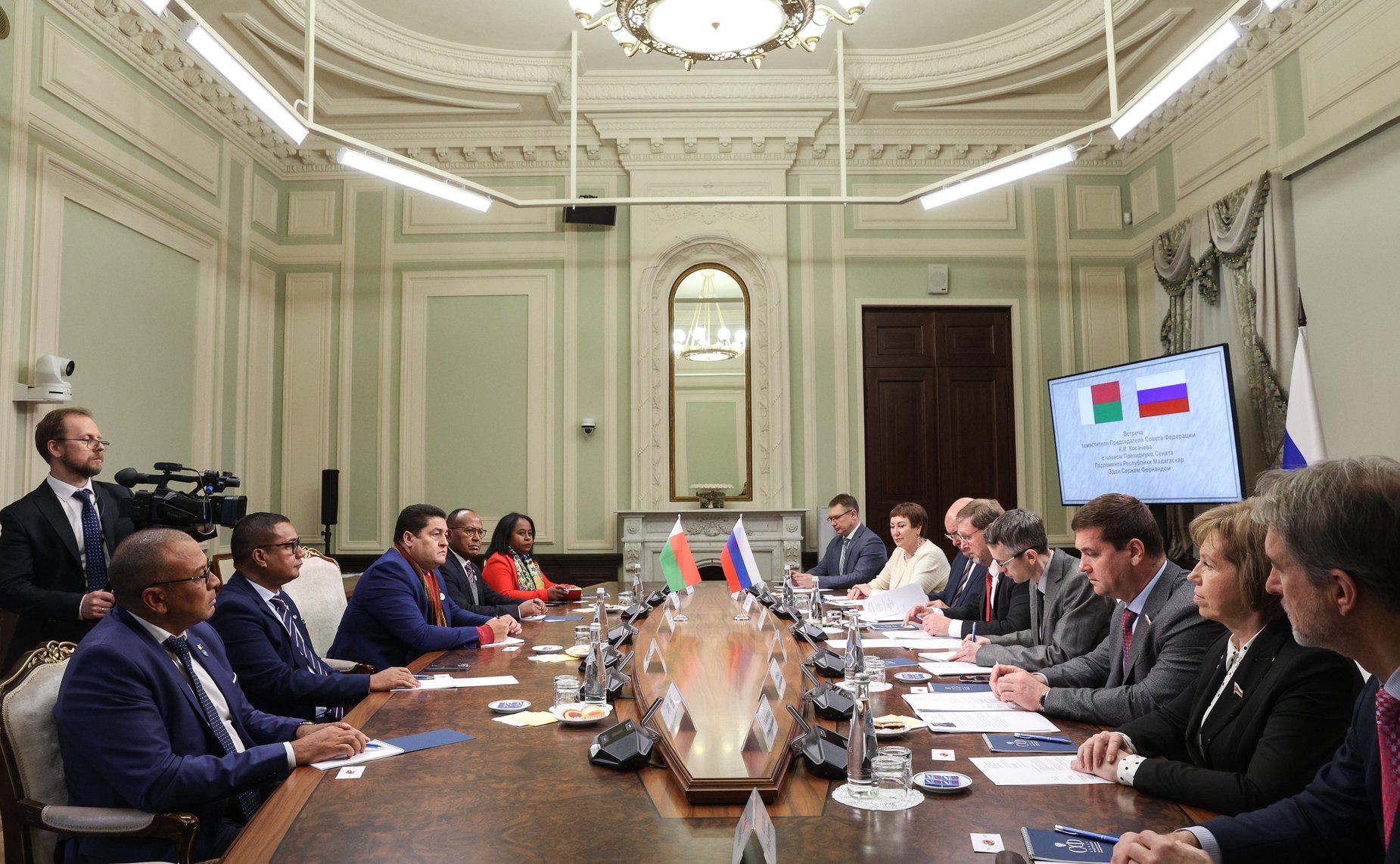 Встреча заместителя Председателя СФ Константина Косачева с членом Президиума Сената Парламента Республики Мадагаскар