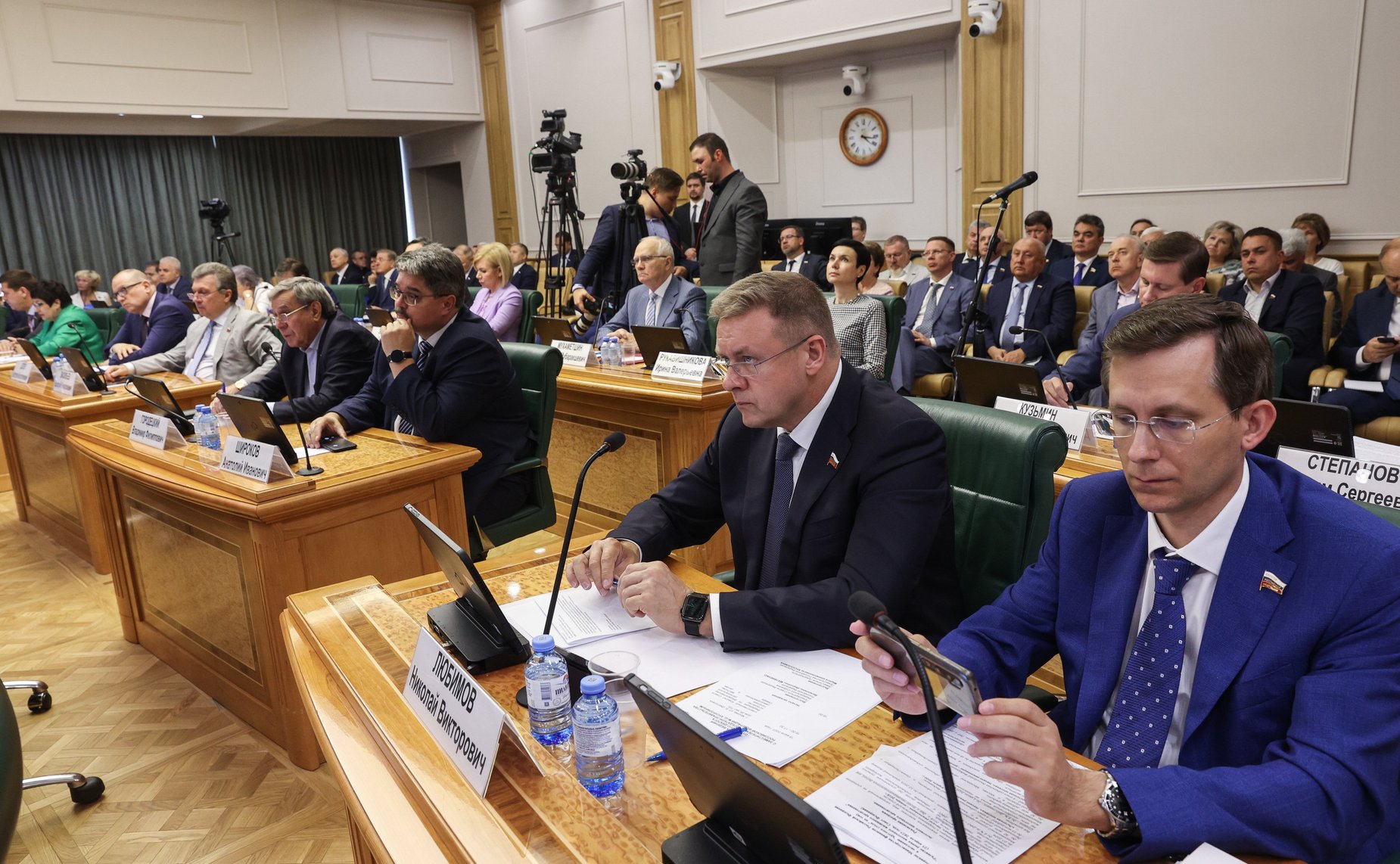 Встреча сенаторов Российской Федерации с заместителем Председателя Правительства РФ Маратом Хуснуллиным в формате «открытого диалога»