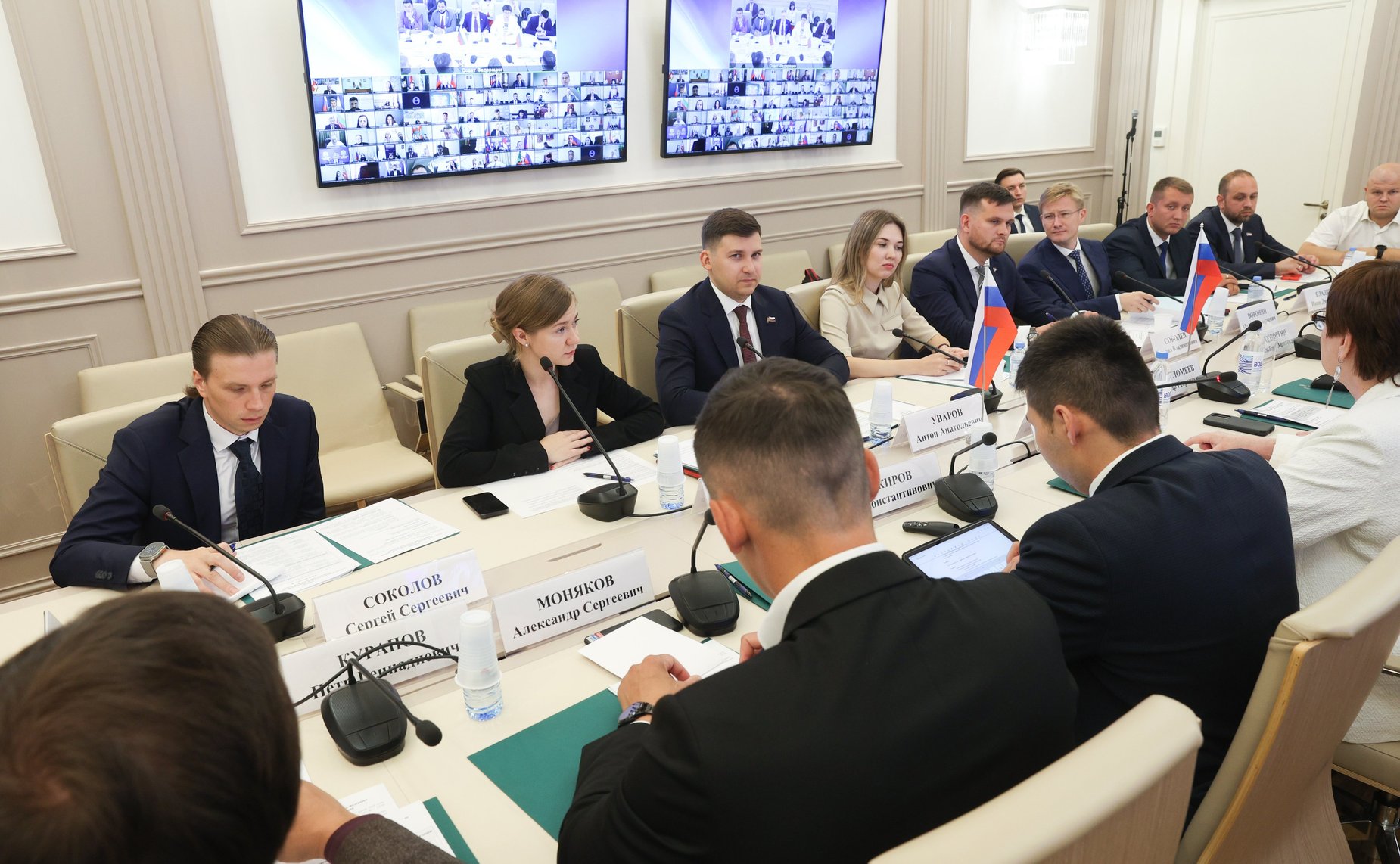 Заседание Палаты молодых законодателей при Совете Федерации