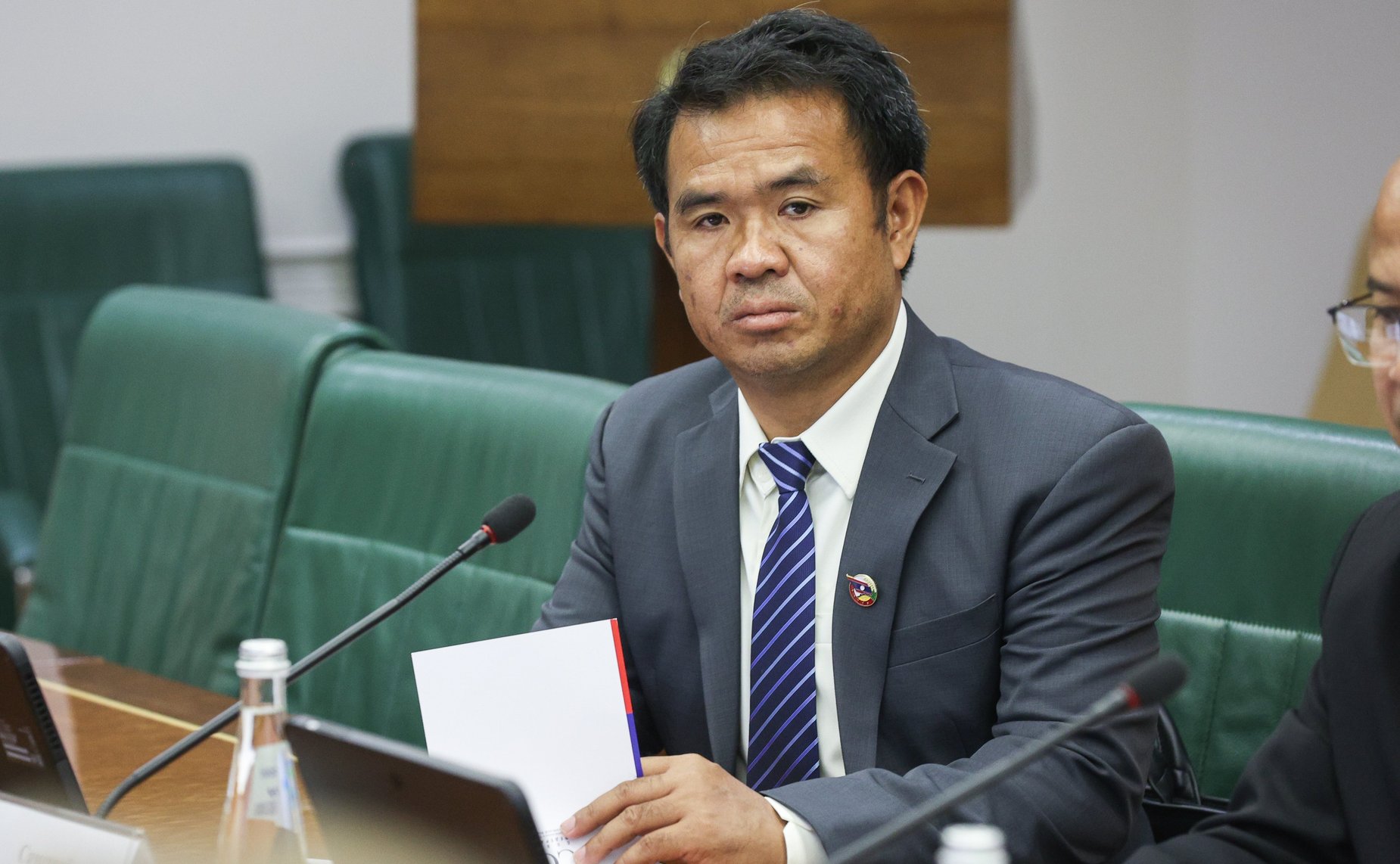 Константин Косачев провел встречу с заместителем Председателя Национального собрания Лаосской Народно-Демократической Республики Сувоном Лыангбунми