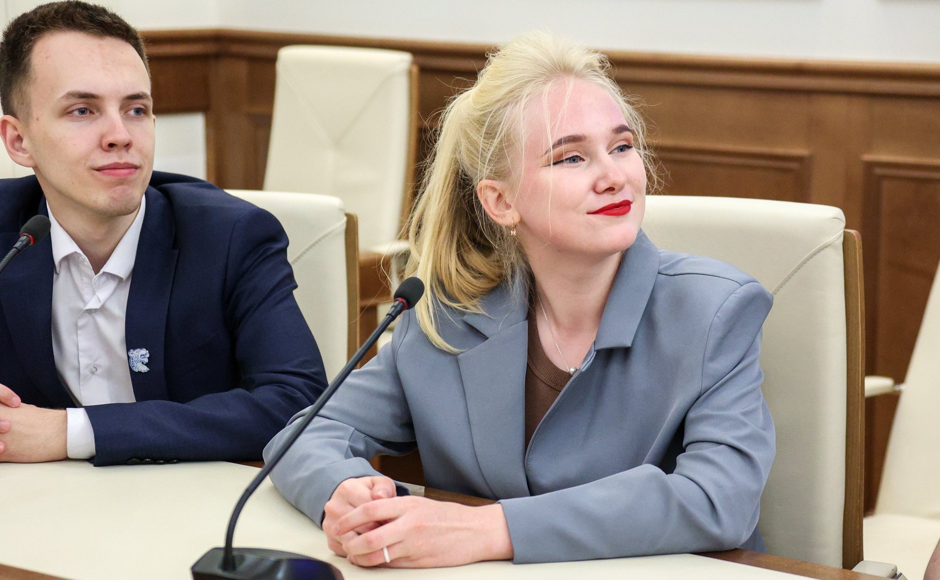 Встреча Натальи Мельниковой с активистами молодежного землячества Псковской области