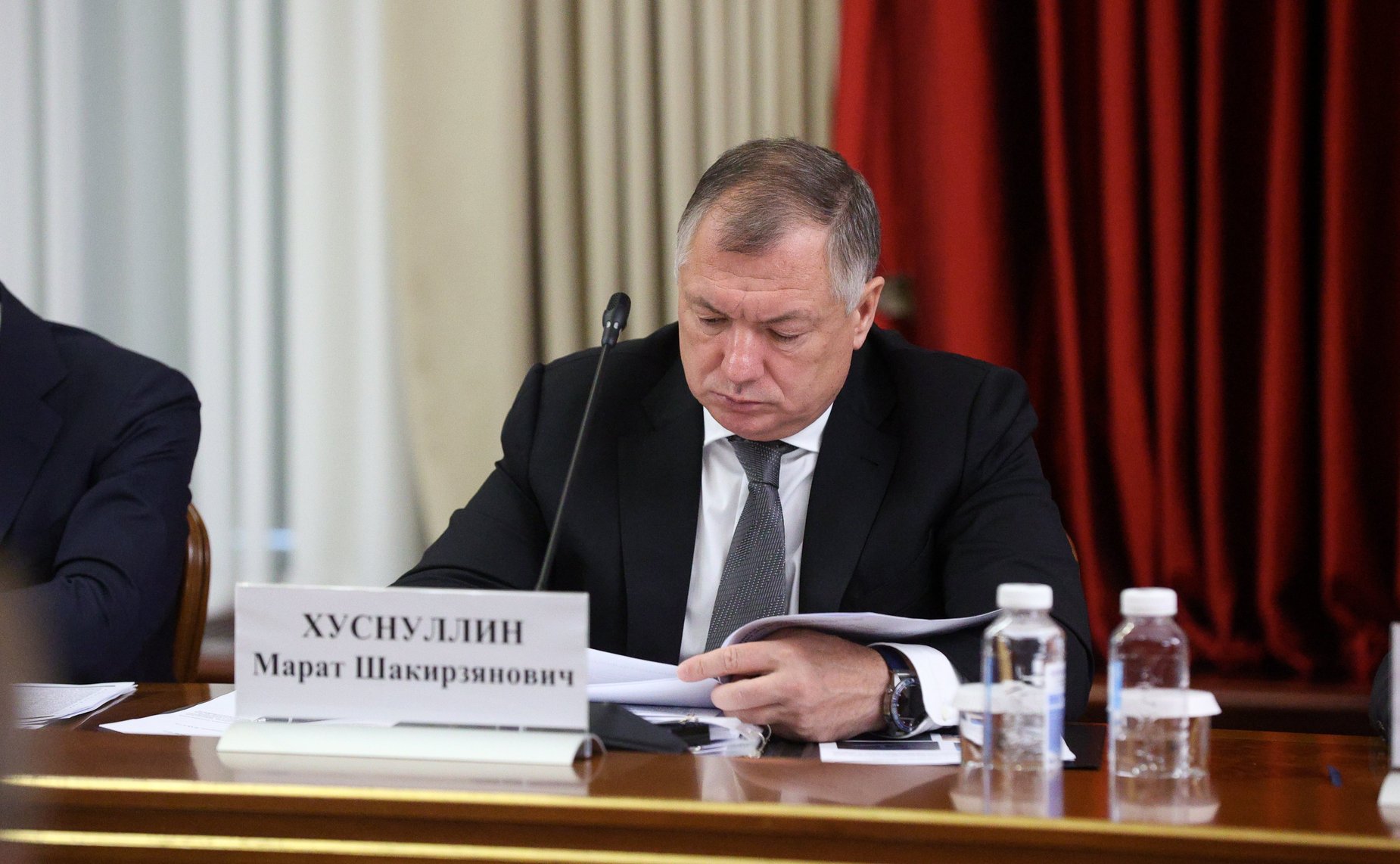 Встреча Председателя Правительства РФ Михаила Мишустина с членами Совета палаты