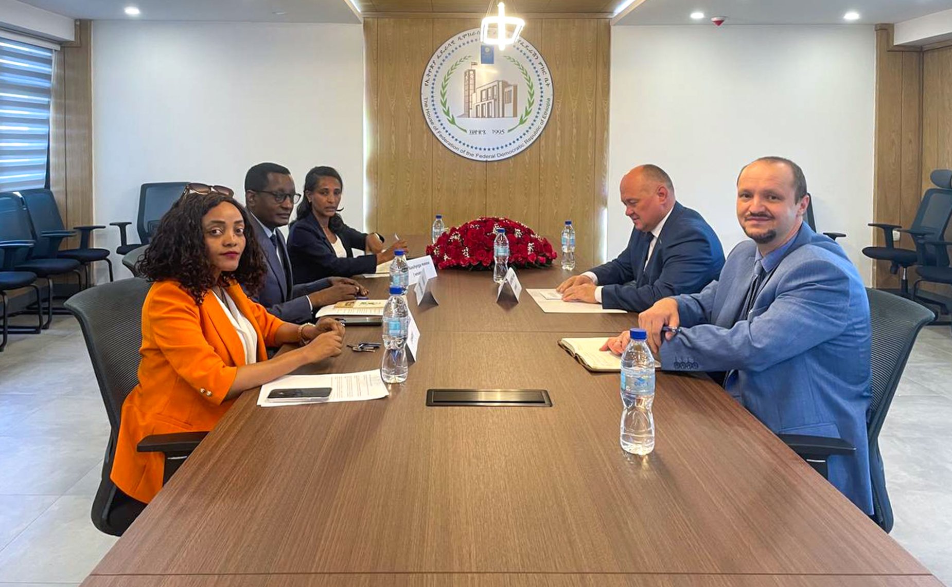 В ходе визита Алексей Кондратенко провел встречу с членами Совета Федерации Демократической Республики Эфиопии