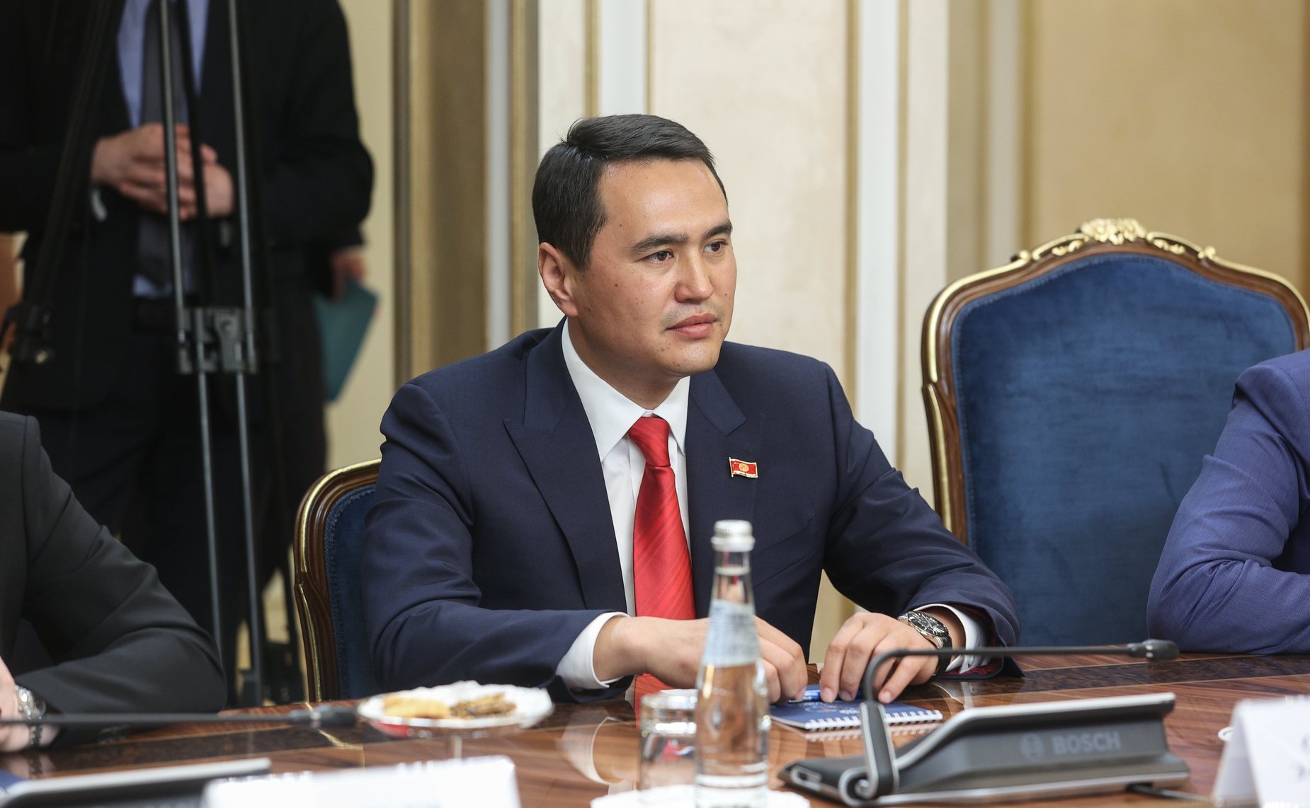 Валентина Матвиенко встретилась с Председателем Жогорку Кенеша Киргизской Республики Нурланбеком Шакиевым